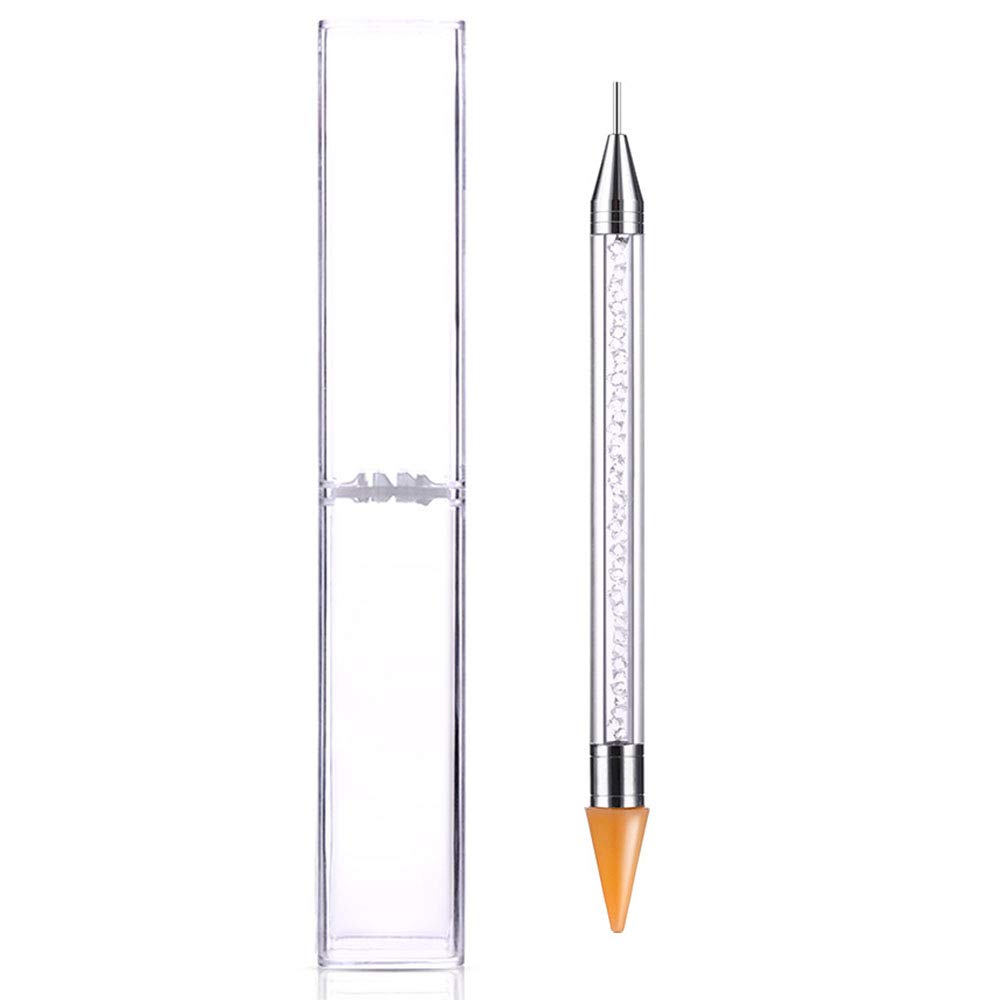 Rhinestone Dotting Pen, Dual-ended Rhinestone Gems Crystals Studs Picker  Wax Pencil Pen Crystal Beads Handle Tool 