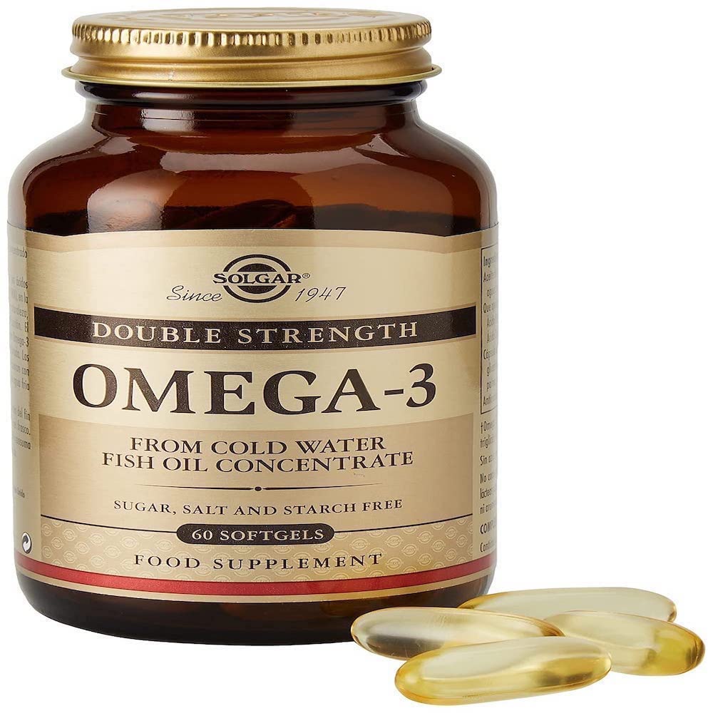  Solgar Double Strength Omega 3 700 mg - 60 cápsulas