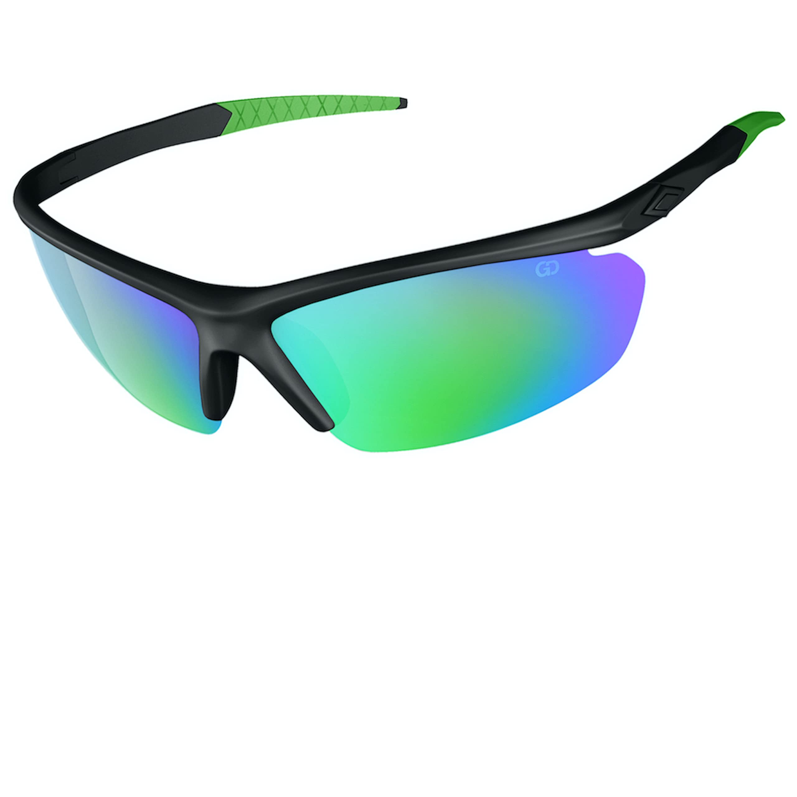 Gear District Polarized UV400 Sport Sunglasses Anti-Fog Ideal for Driving  or Sports Activity Green Green