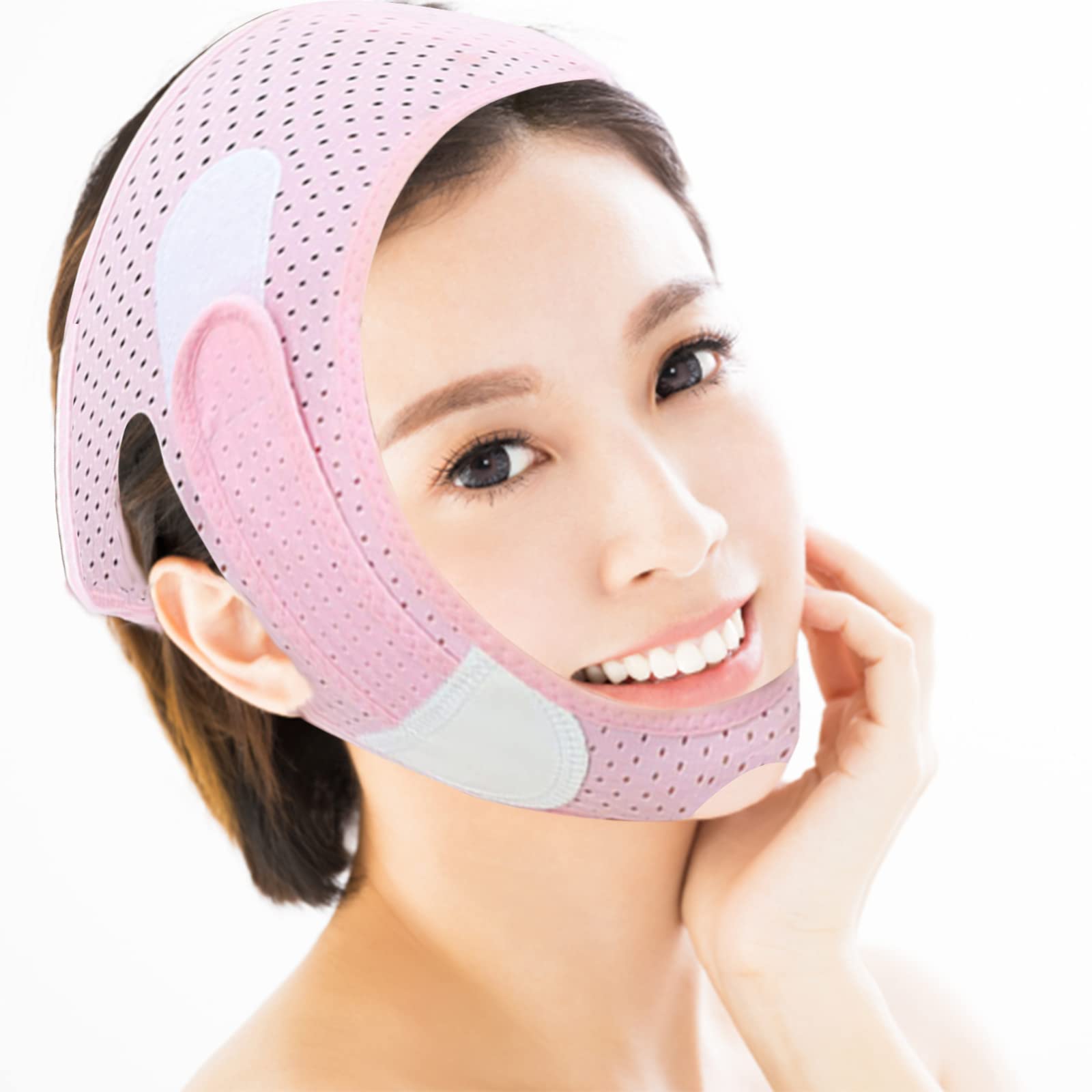 Double Chin Reducer,Reusable Soft Face Slimming Strap/V Line Lifting Mask,For  Women Tightening Skin Preventing Sagging (Pink) : : Beauty &  Personal Care