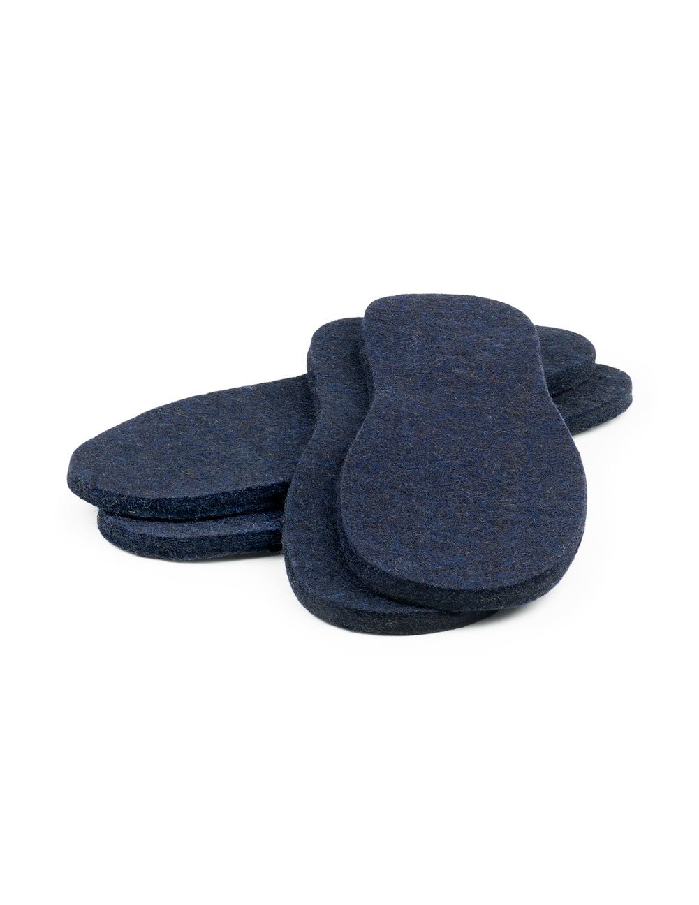 The Felt Store Mens Insoles Blue 2 Pack Size 9