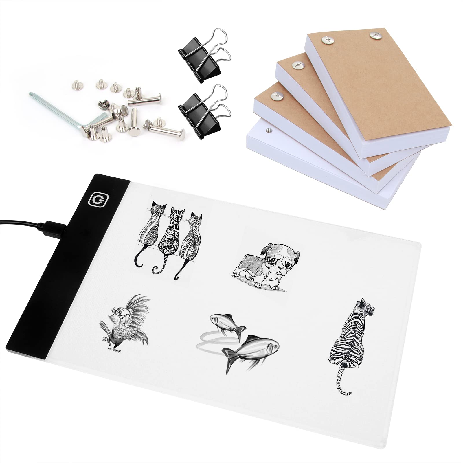 Flip Book Kit Led Lightbox For Drawing And Tracing Animation