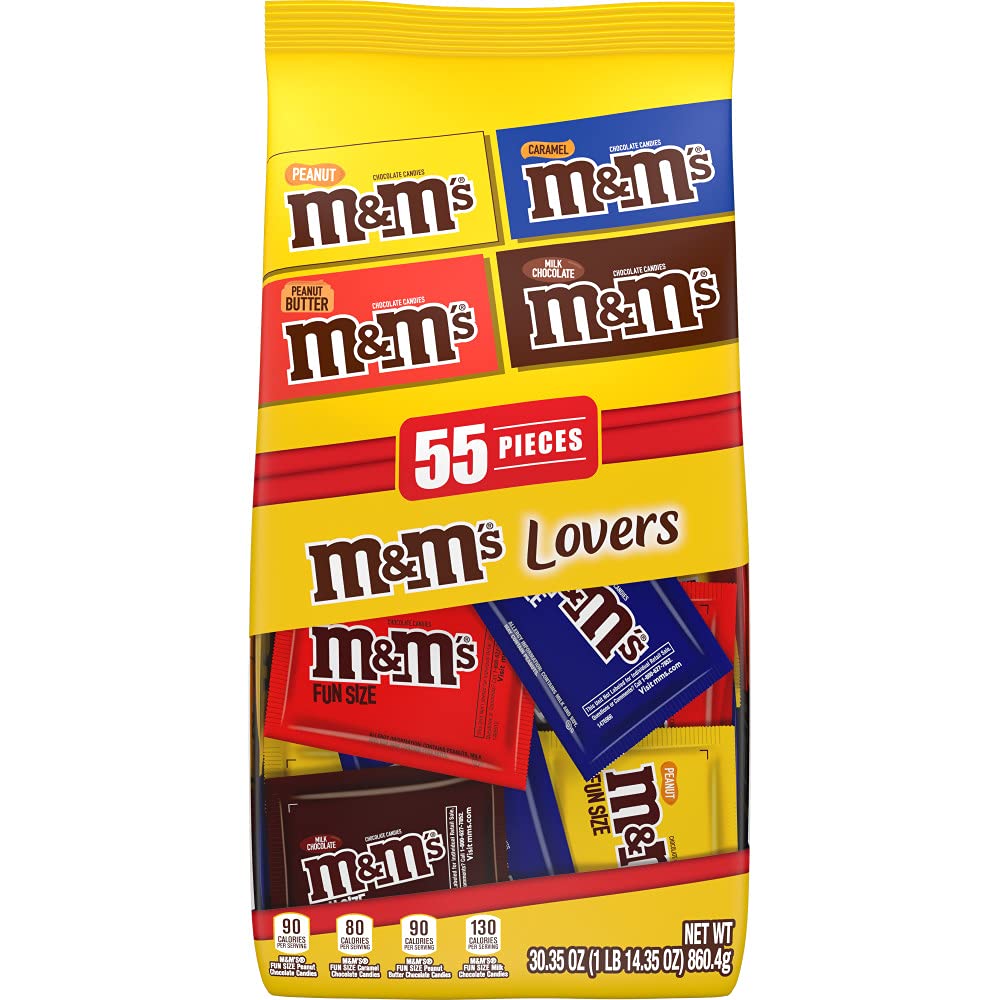 M&M'S Valentine's Variety Chocolate Fun Size Candy Bag, 16.1 oz 30
