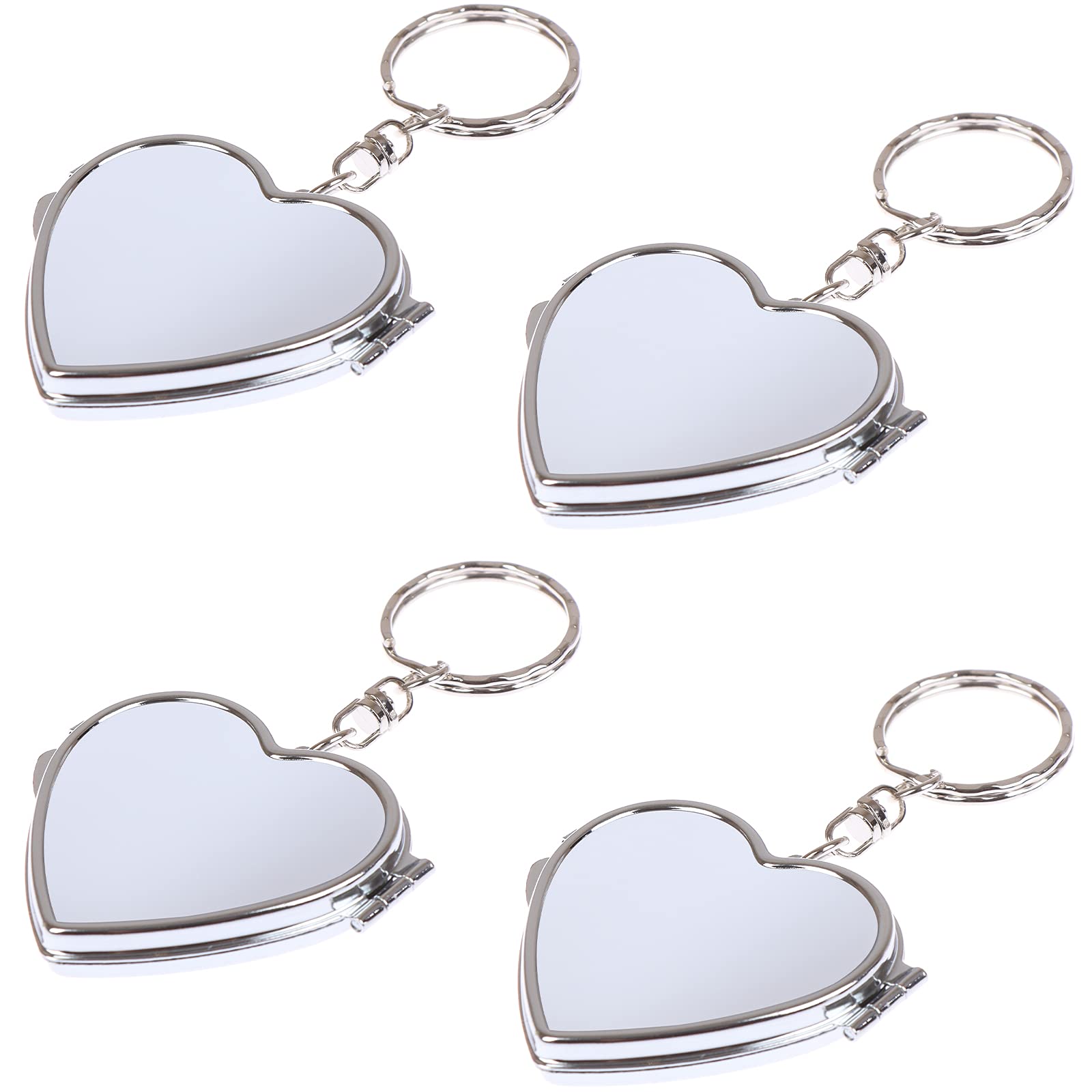 Sublimation Metal Keyring Heart Shape