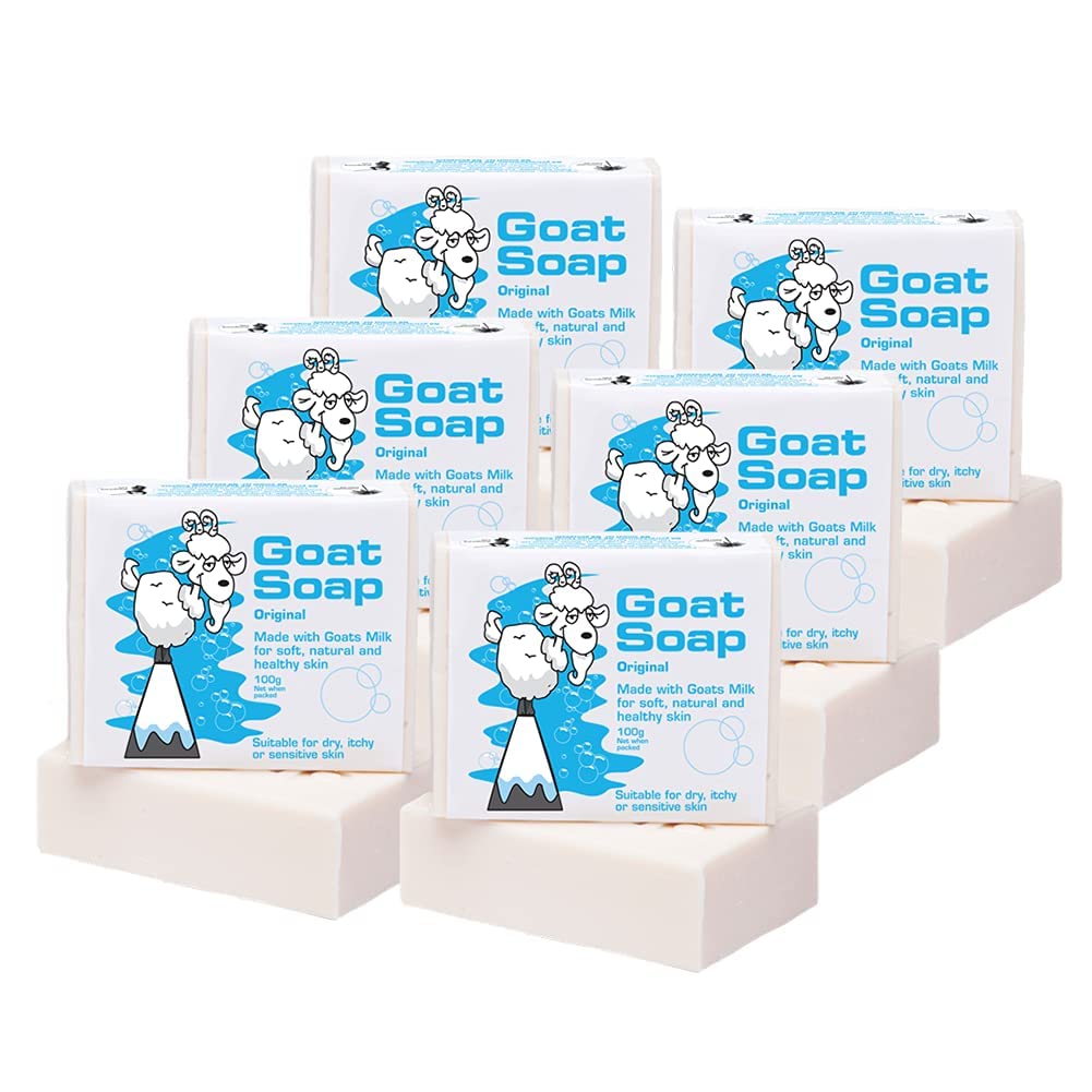 Goat Soap Value Six Packs - for Soft Natural and Healthy Skin Milk Body  Soap Bar - 6