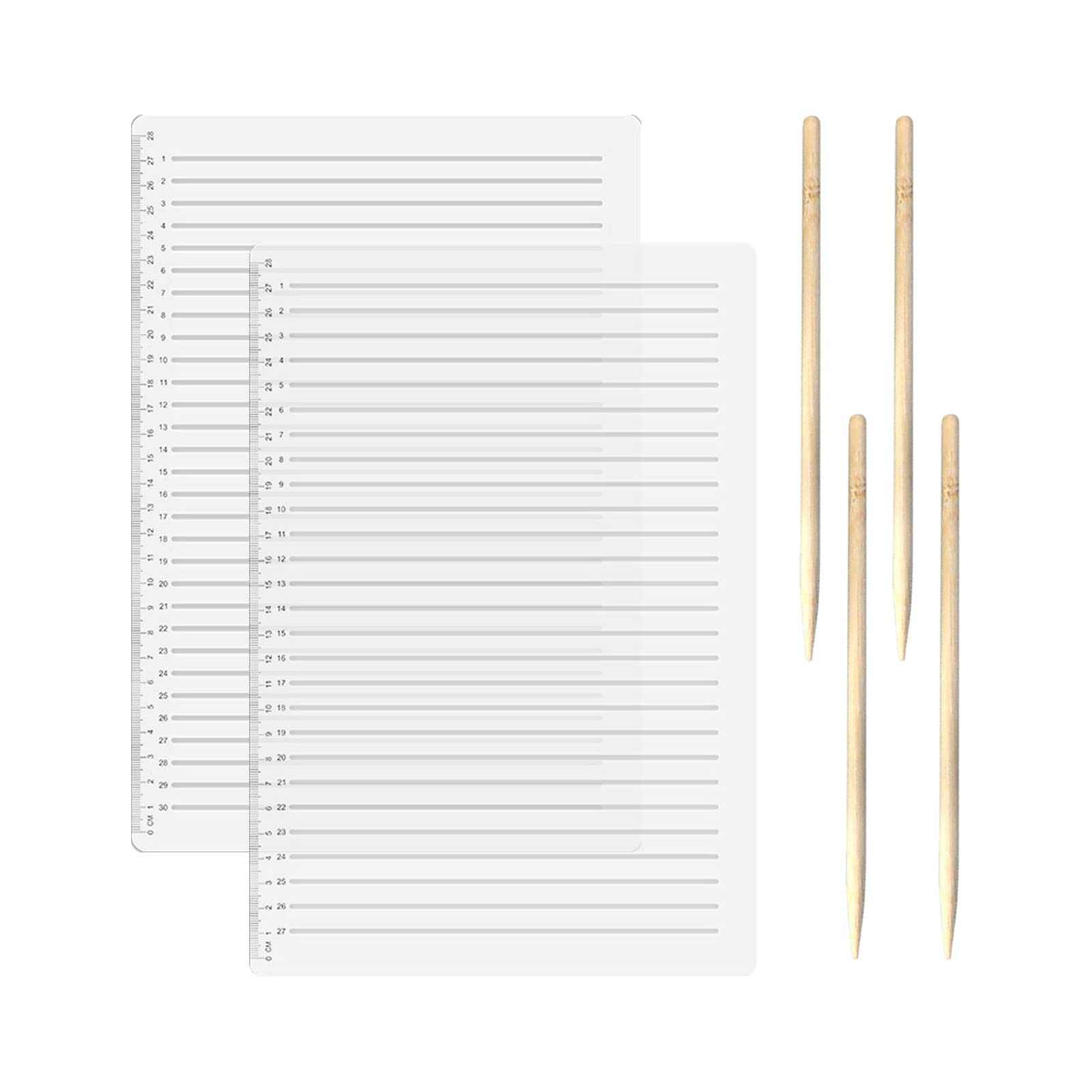 2Pcs Straight Line Stencil Rulers Straight Spacing Line Drawing Template  Calligraphy Stencil Journal Painting Invitation Envelope Addressing Ruler  Plastic Writing Guide Ruled Paper Making Template