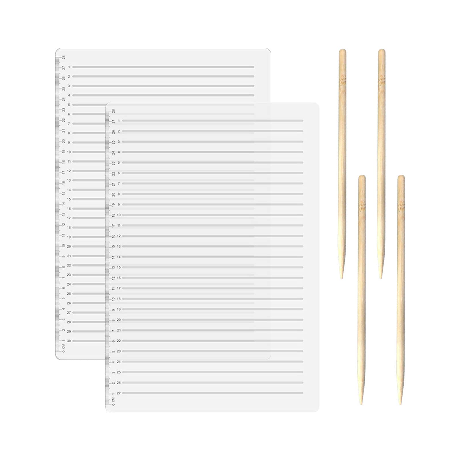 Ciieeo 3pcs Line Drawing Ruler Envelope Guide Stencil Straight Line Stencil  Metal Ruler Clear Ruler Writing Template Ruler with Inches and Centimeters