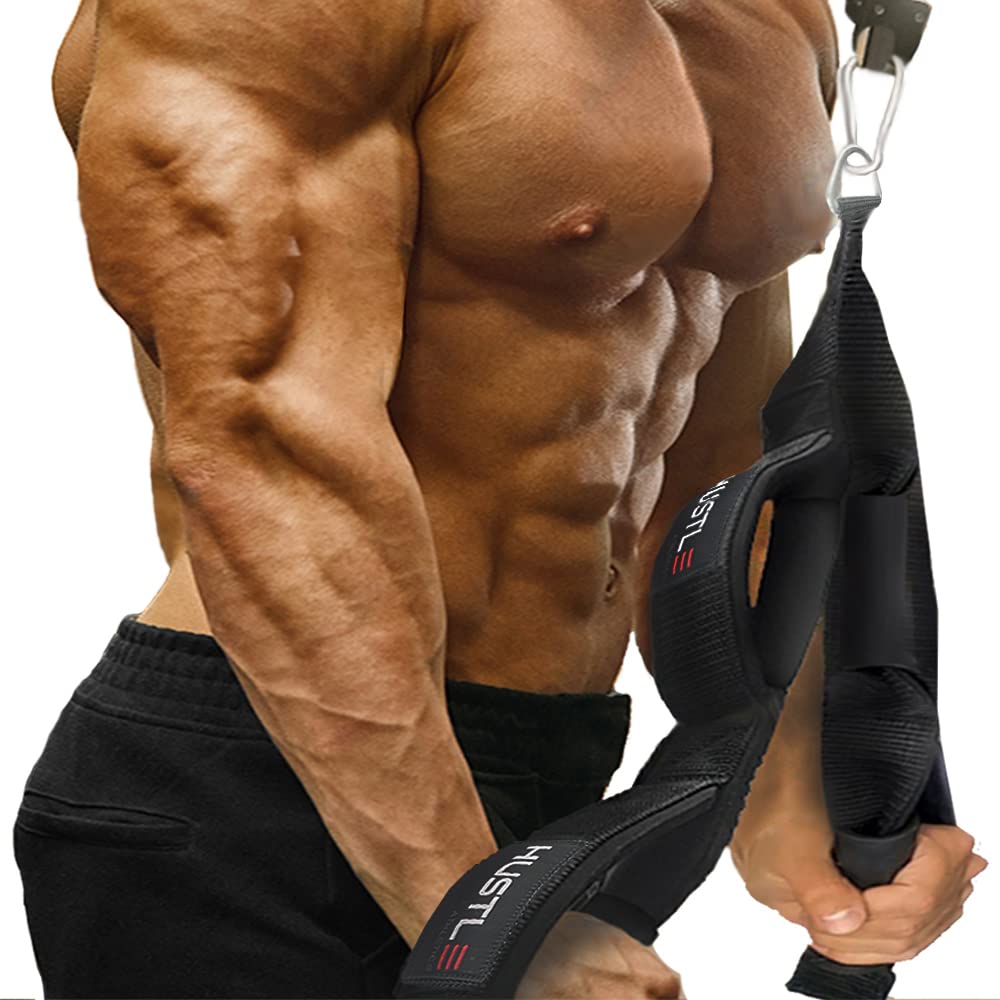 Hustle Athletics Tricep Rope Cable Attachments for Gym Use
