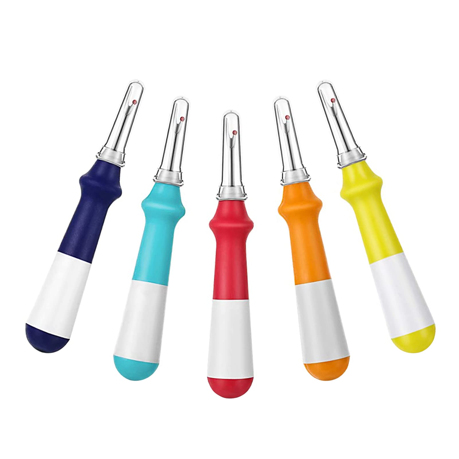 5 Pieces Ergonomic Grip Seam Ripper Colorful Large Thread Remover for  Sewing Crafting Removing Embroidery Hems and Seams