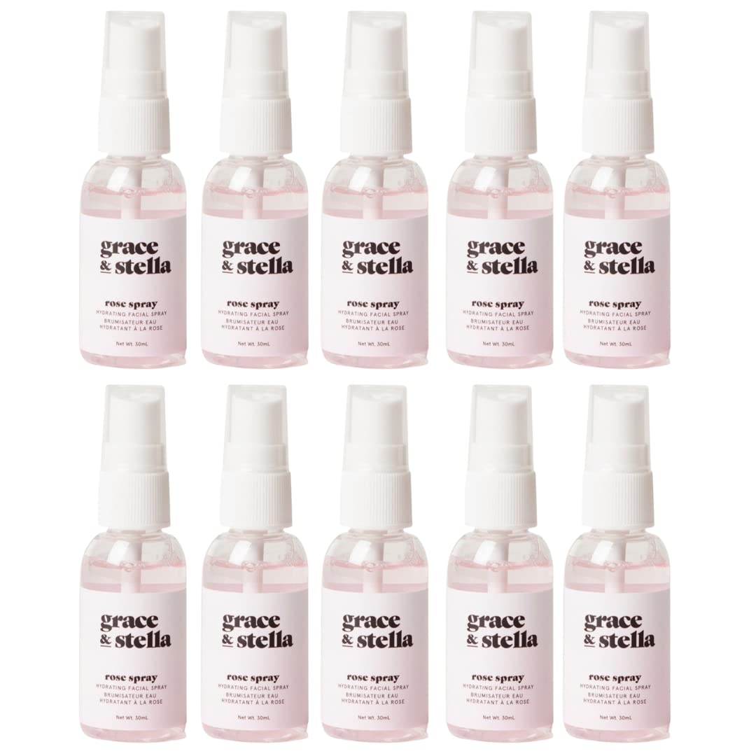 Rose Water Facial Spray (30ml x 10pc) - Vegan - Rose Water Spray