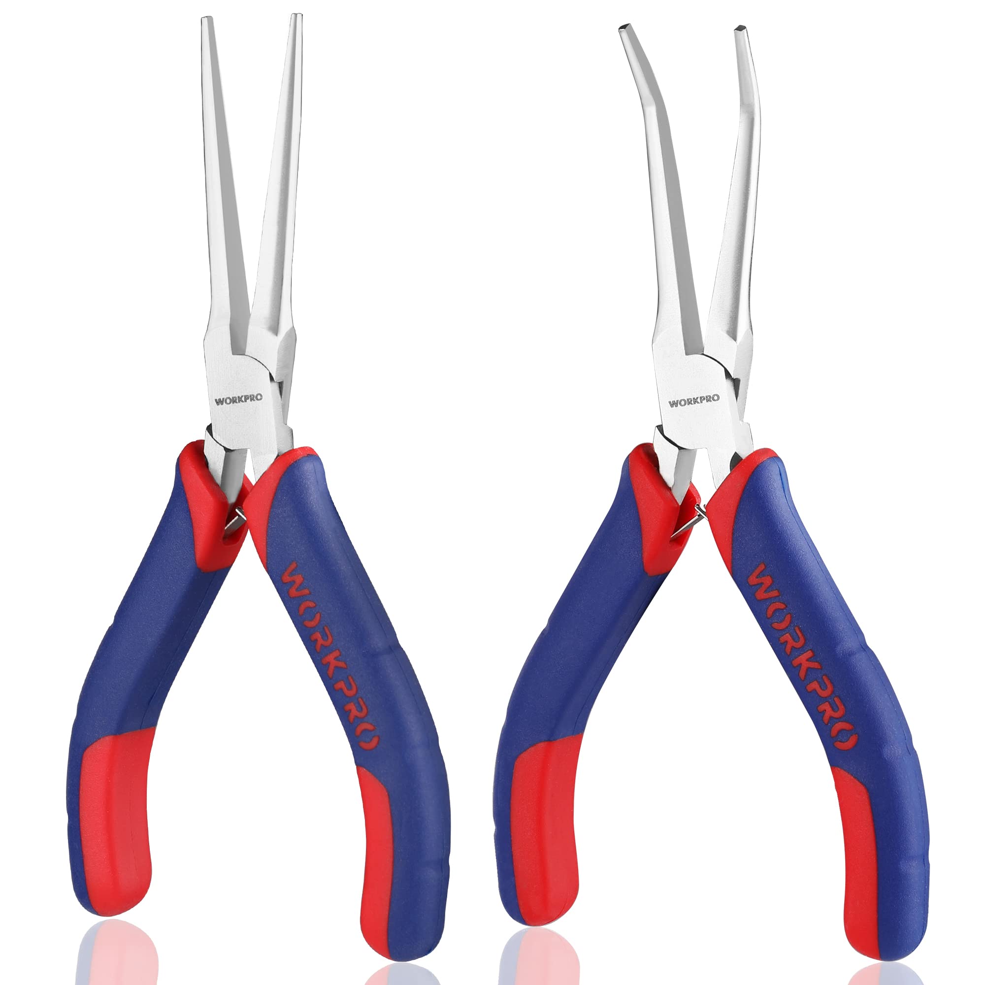 Serrated Long Nose Pliers with Cutter Length 5 Inches | Esslinger