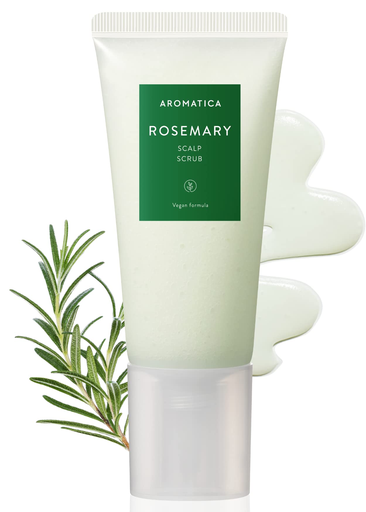 AROMATICA Rosemary Scalp Scrub 5.82oz / 165g Sulfate-Free Silicone-Free  Vegan Cleansing with Salt Granules Invigorates and Exfoliates Scalp  Micro-Exfoliate 5.82 Ounce (Pack of 1)
