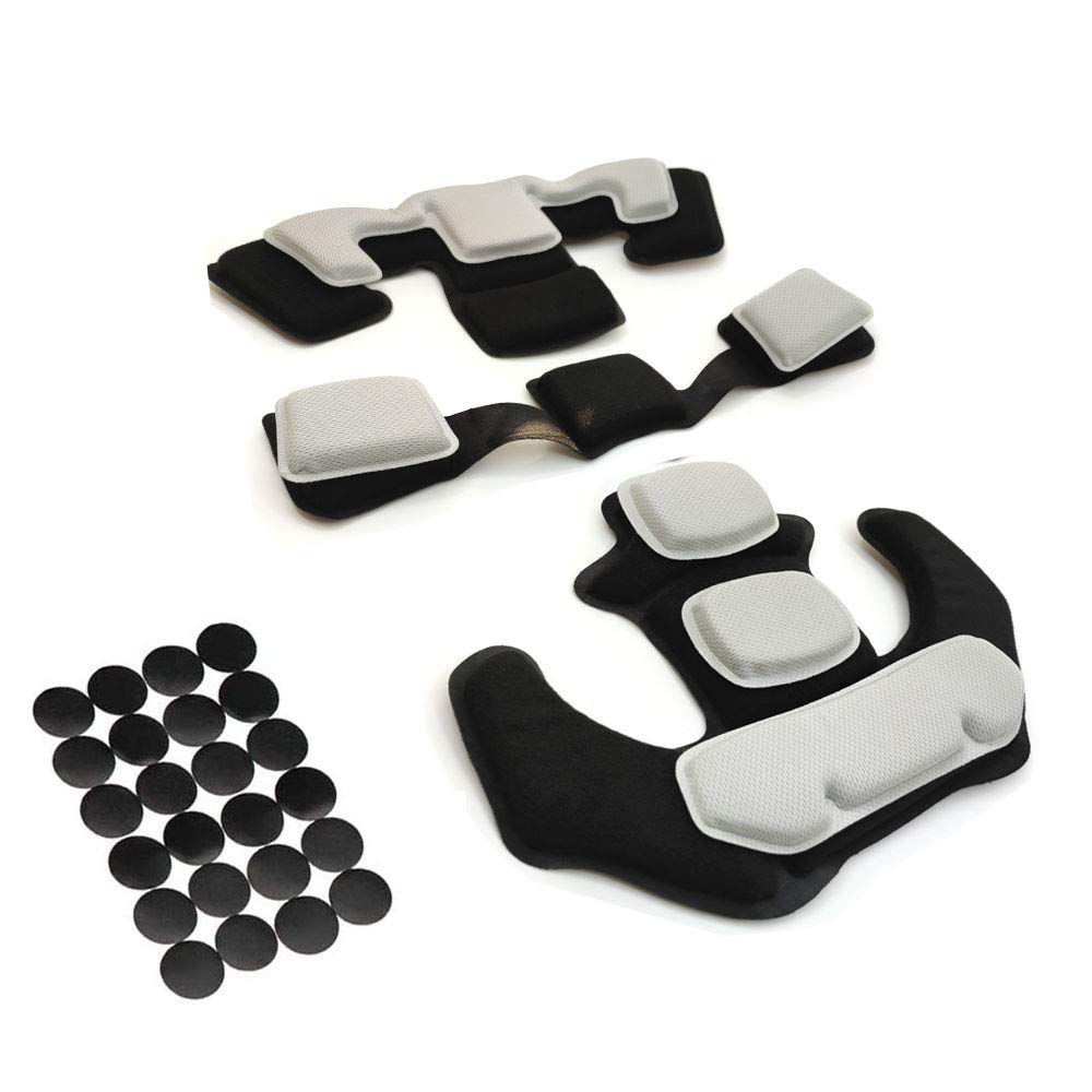 WLXW Replacement of helmet padding, 19 pieces airsoft helmet pads