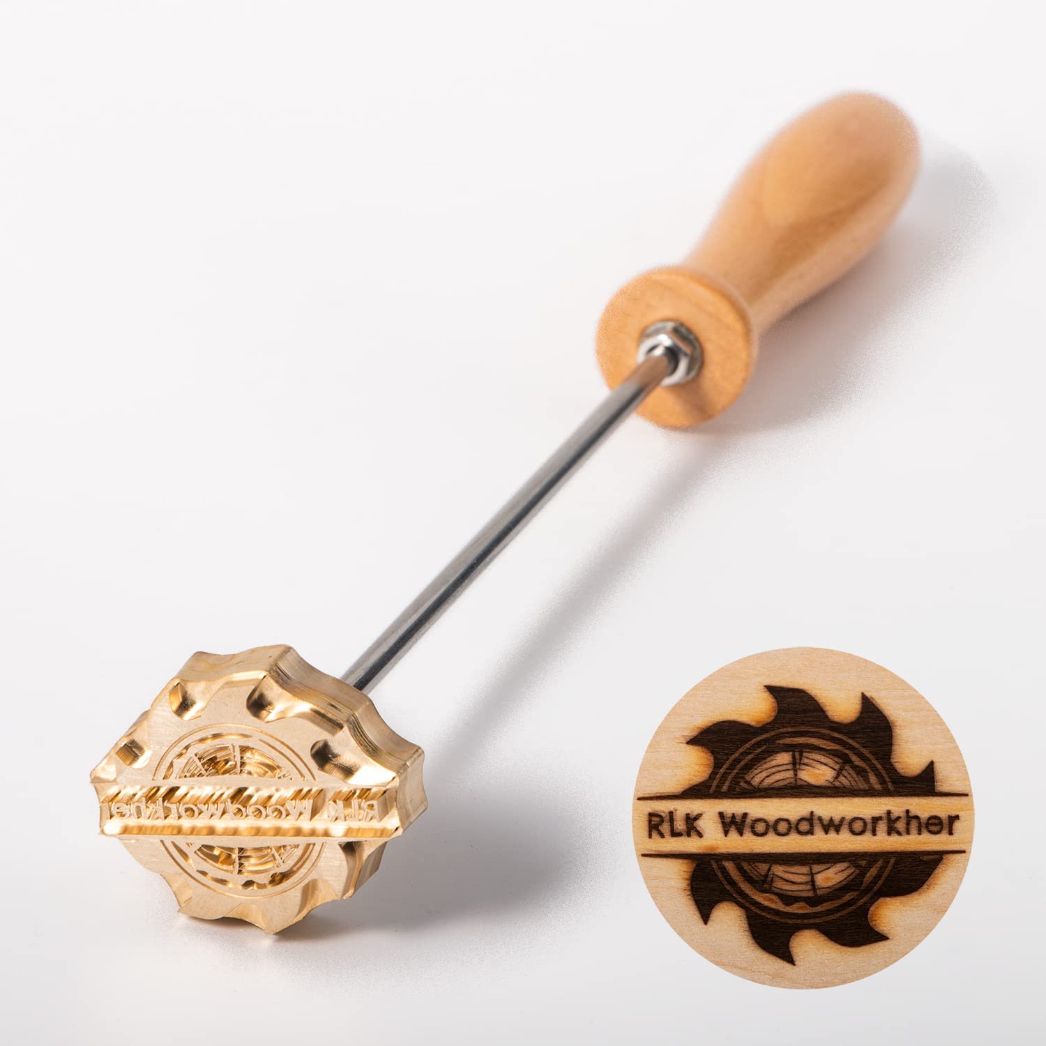 custom logo branding iron for wood