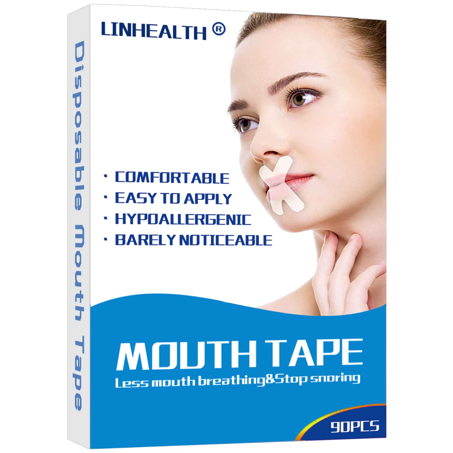 linhealth Linhealth Mouth Tape for Sleeping 90 Count, Sleep Strips