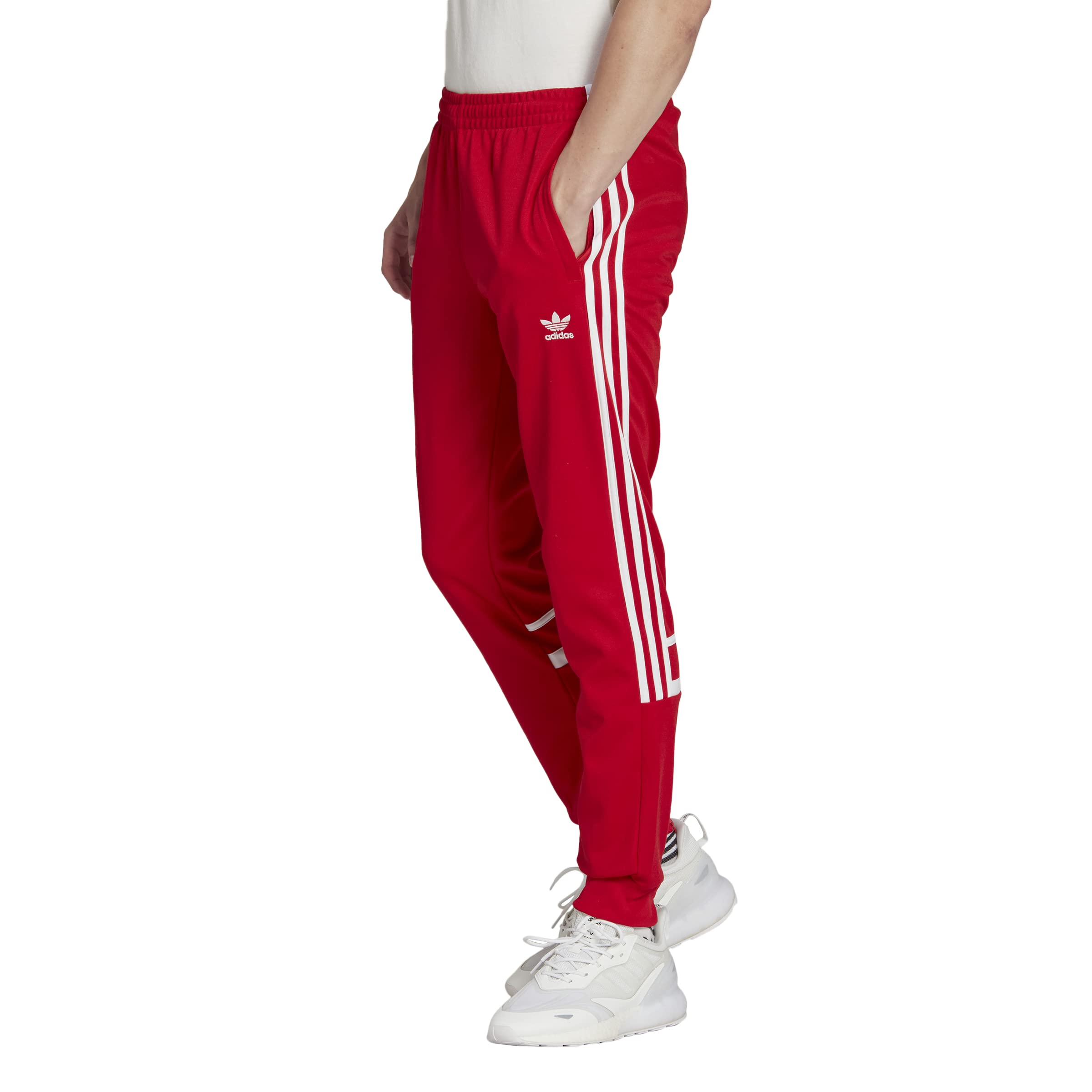adidas Originals Men's Adicolor Challenger Pants Medium Better Scarlet