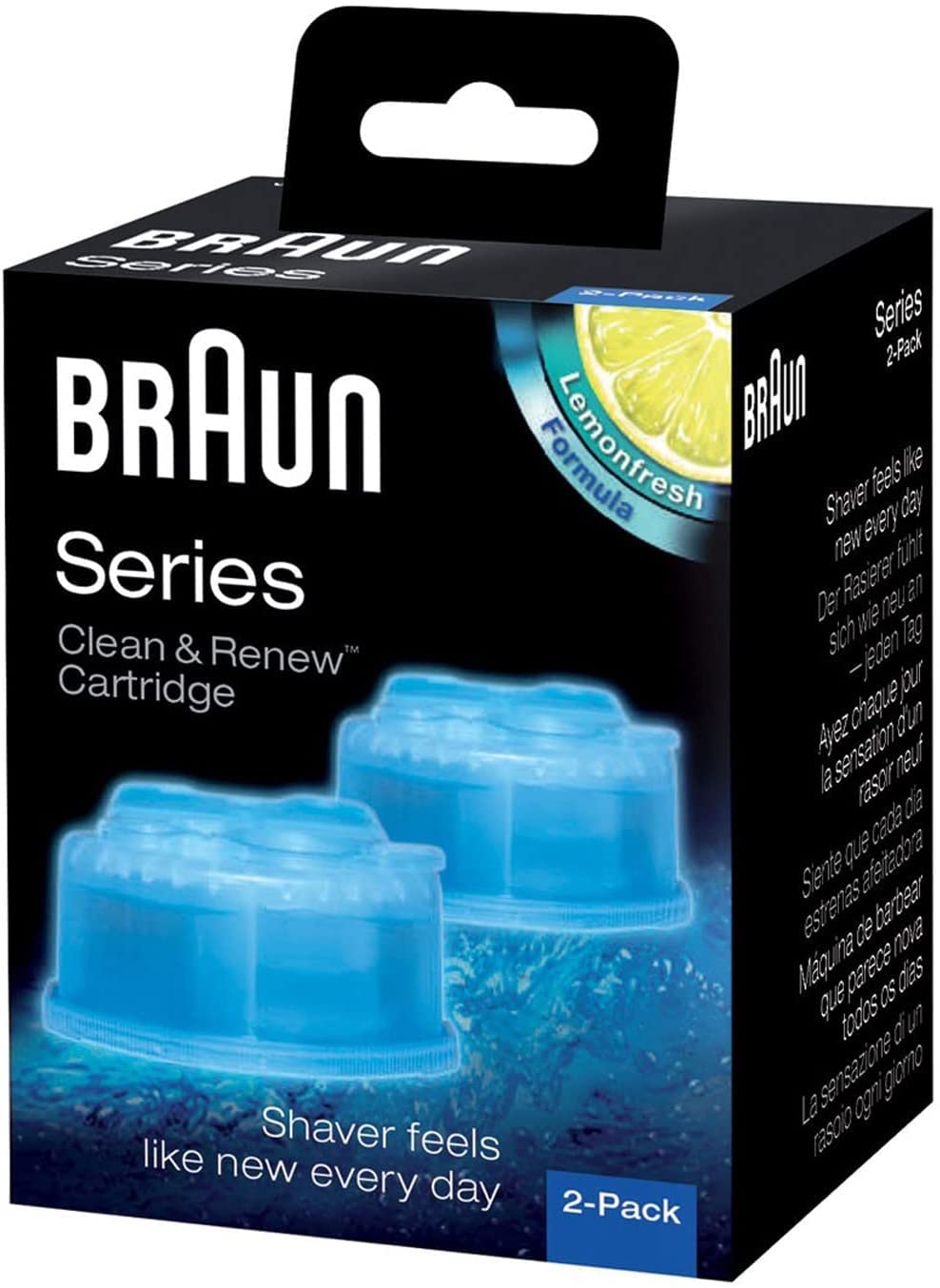 Braun Cleaning Cartridge Plastic White Compact 440