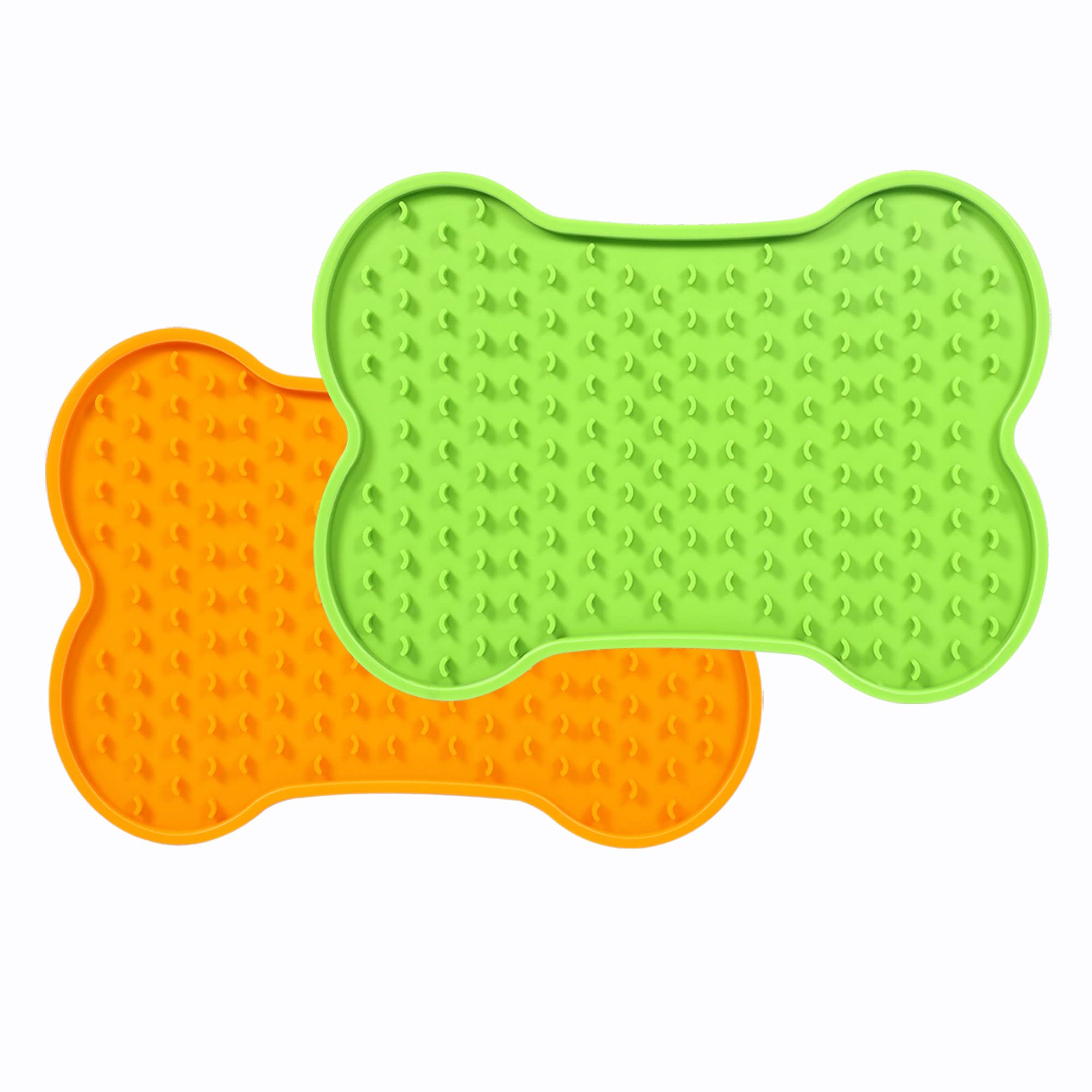 Lick Mat for Dogs & Cats - Paw Shape, 2 pack