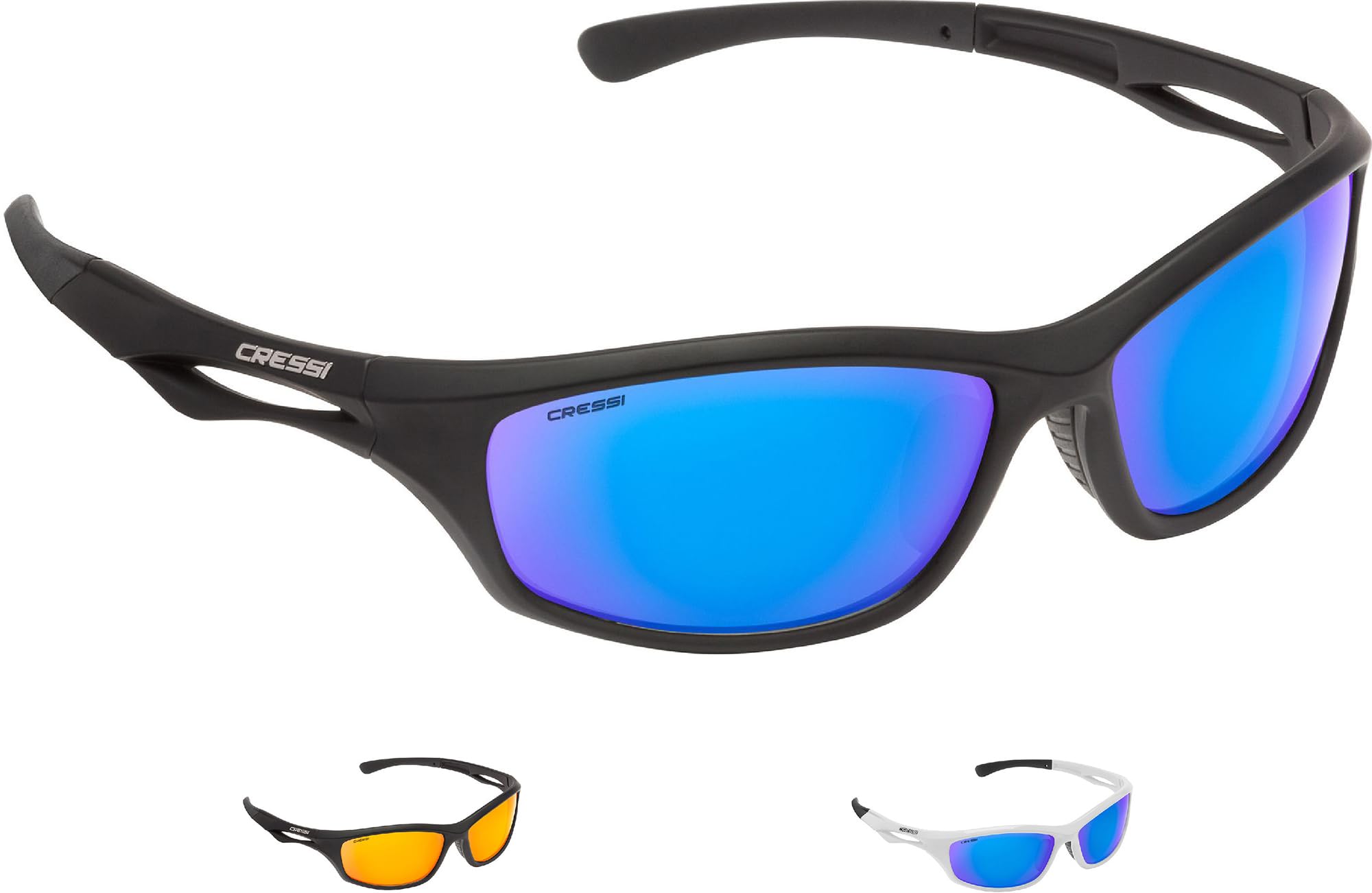 Occhiali Da Sole CRESSI Spike Unisex – Lenti Polarizzate Antiriflesso, UV Protection, Per Sport Nautici