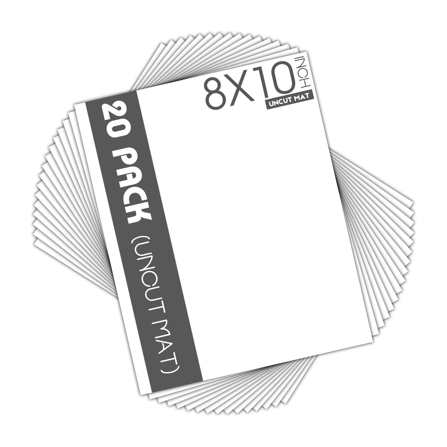  Mat Board Center, Pack of 5, 8x10 for 5x7 Photo