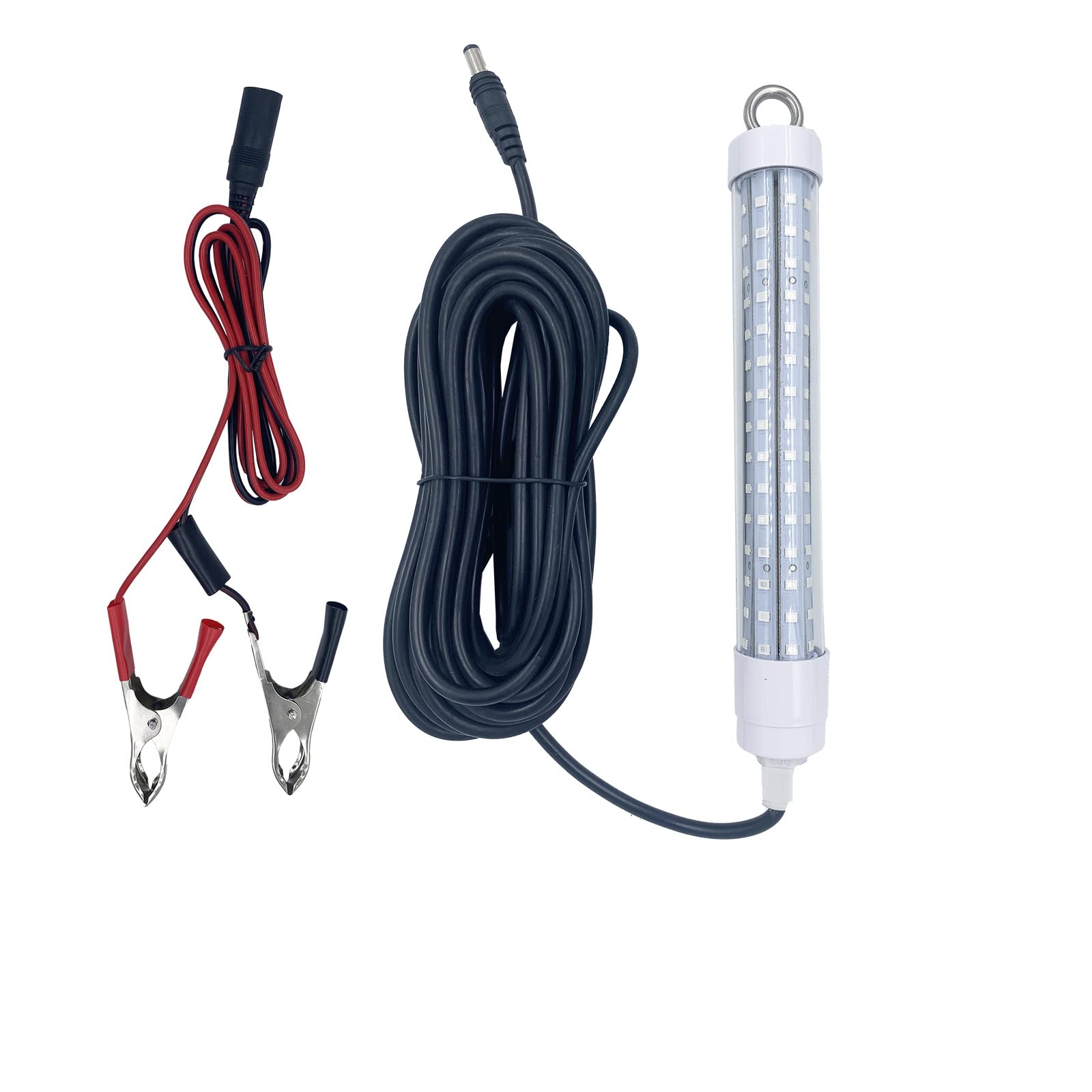 12V LED Underwater Submersible Fishing Light Night Crappie Shad Squid
