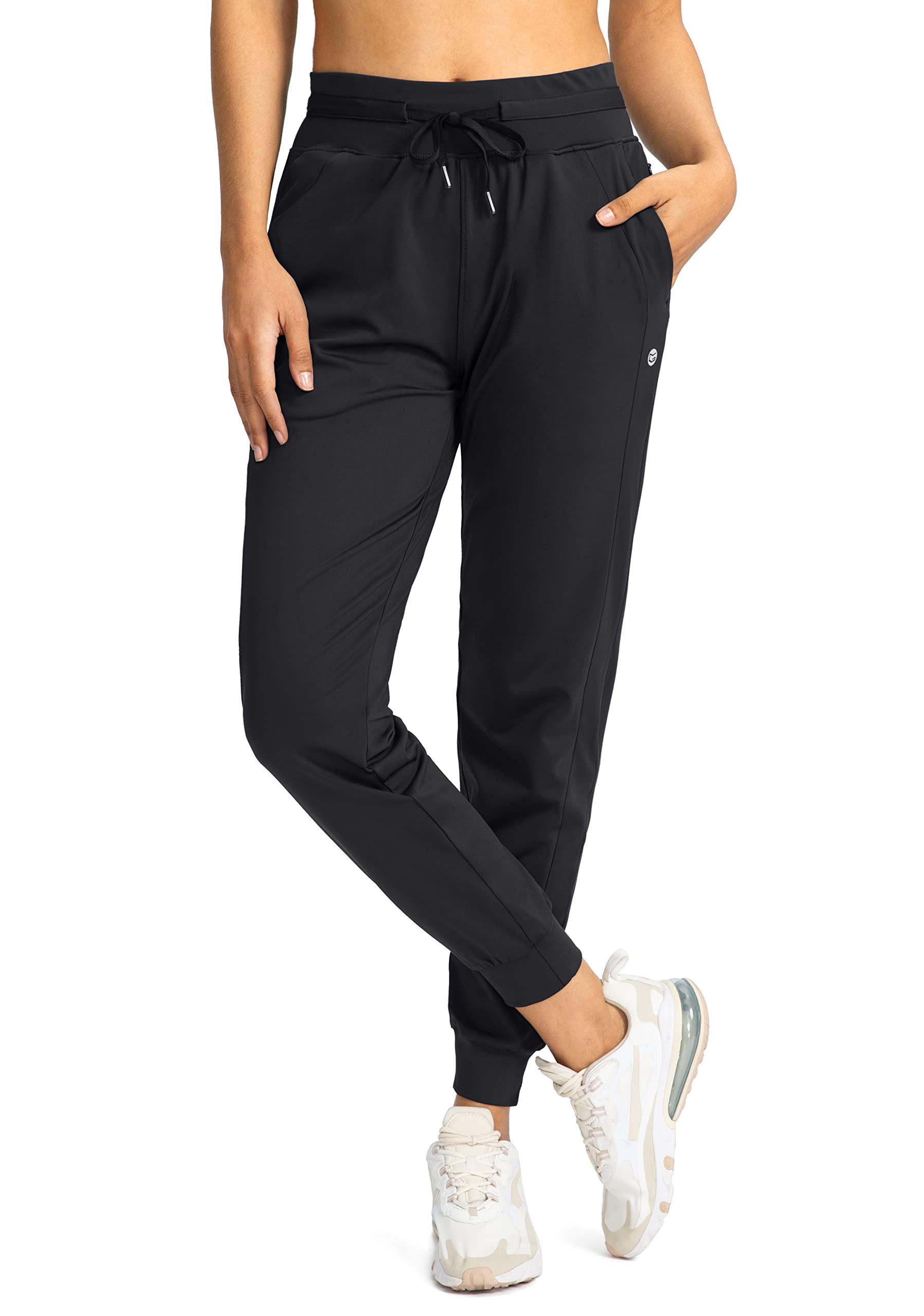 G Gradual Women's Joggers Pants with Zipper Pockets High Waisted Athletic  Tapered Sweatpants for Women Workout