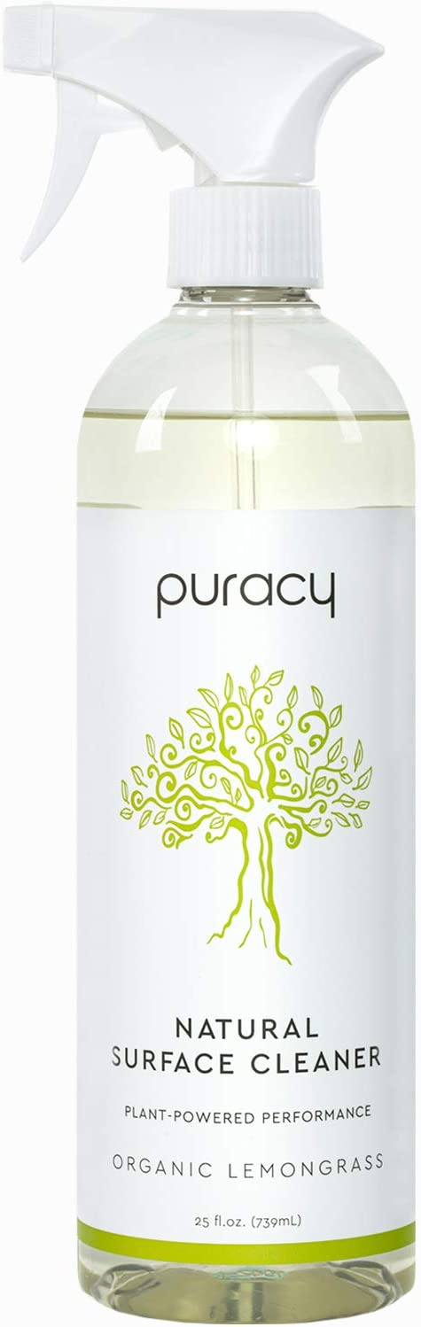 Puracy Natural Surface Cleaner, Organic, Spray Bottle Clear