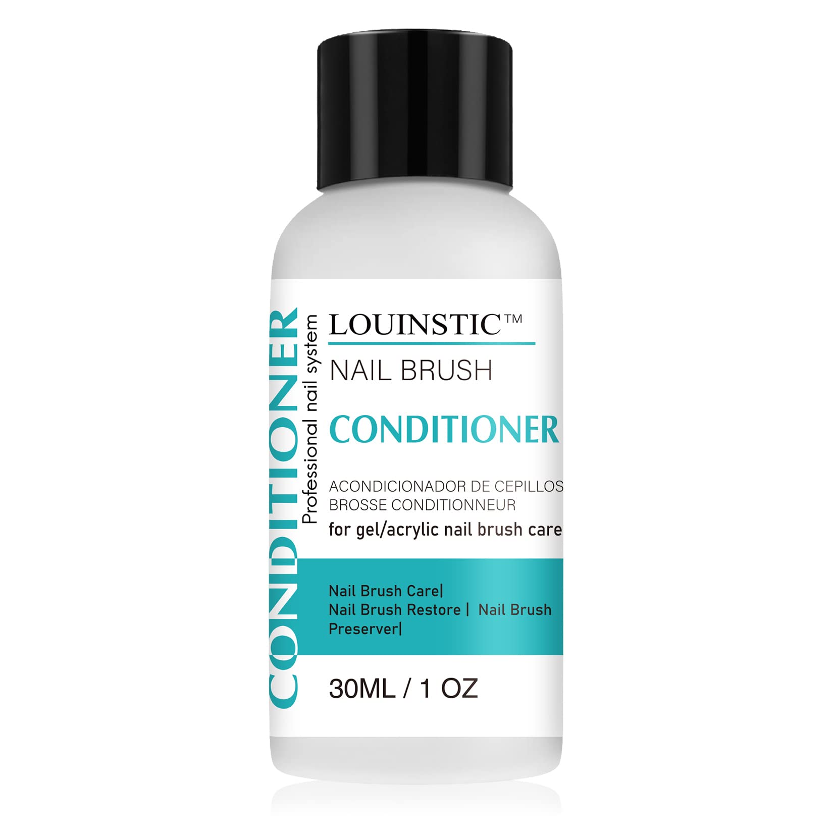 LOUINSTIC Nail Brush Cleaner and Conditioner - Quickly Clean Gel Nail  Brushes, Paint Brushes, Airbrushes, Art Tools,