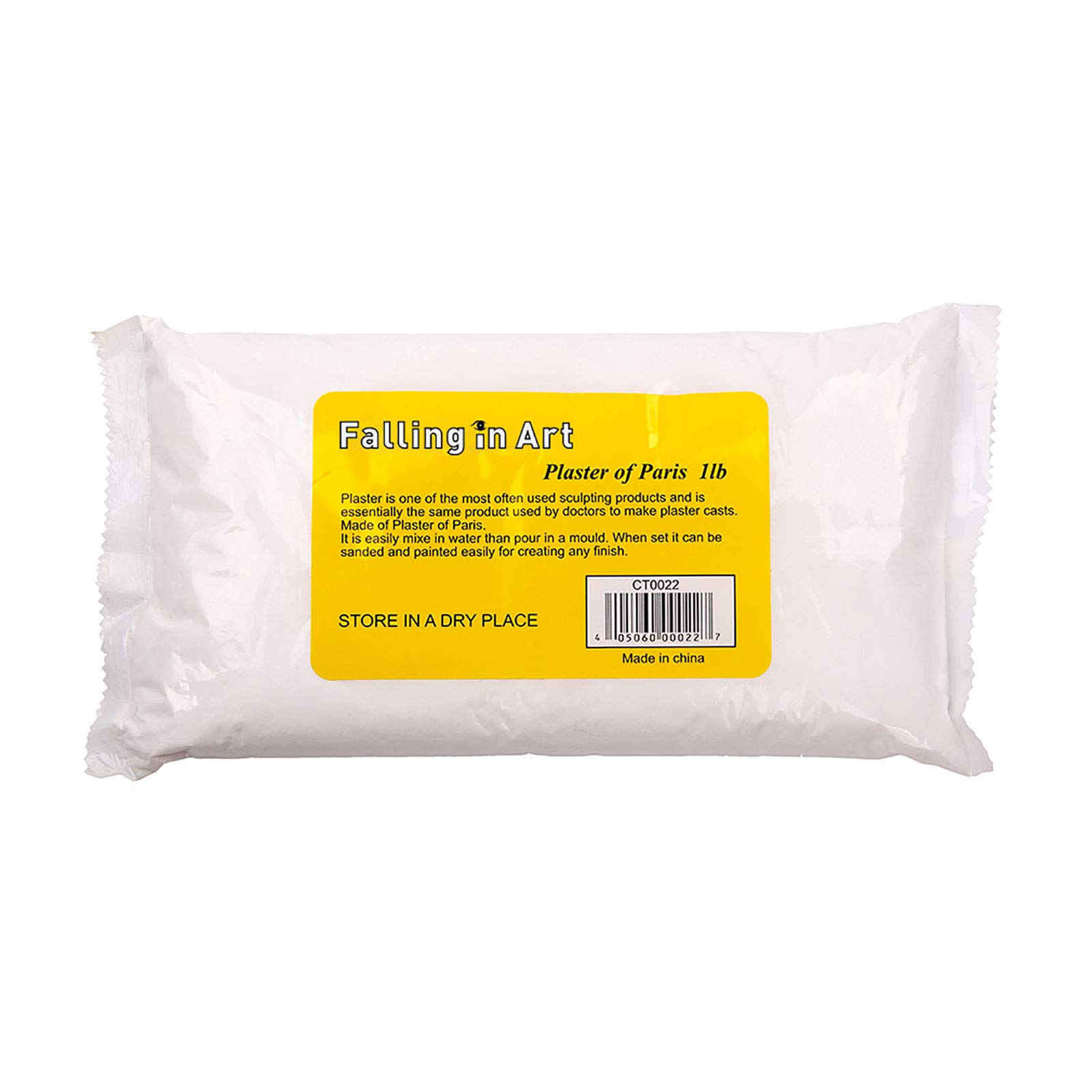 Falling in Art 1lb Plaster of Paris Powder - Plaster Hand Mold