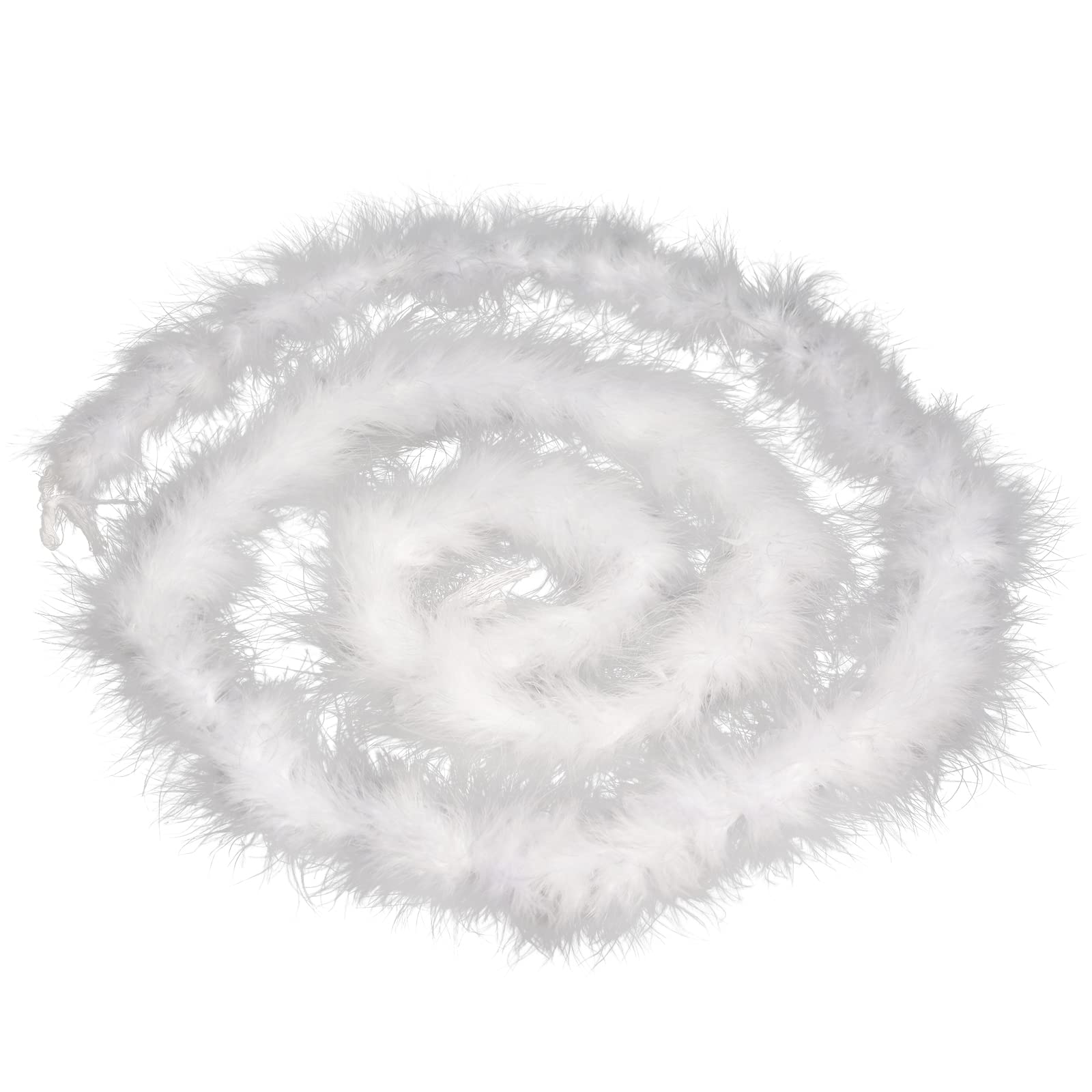 Dxhycc 2 Yards Marabou Feather Boa for Crafts Wedding Party Halloween  Costume Christmas Tree Decoration 20