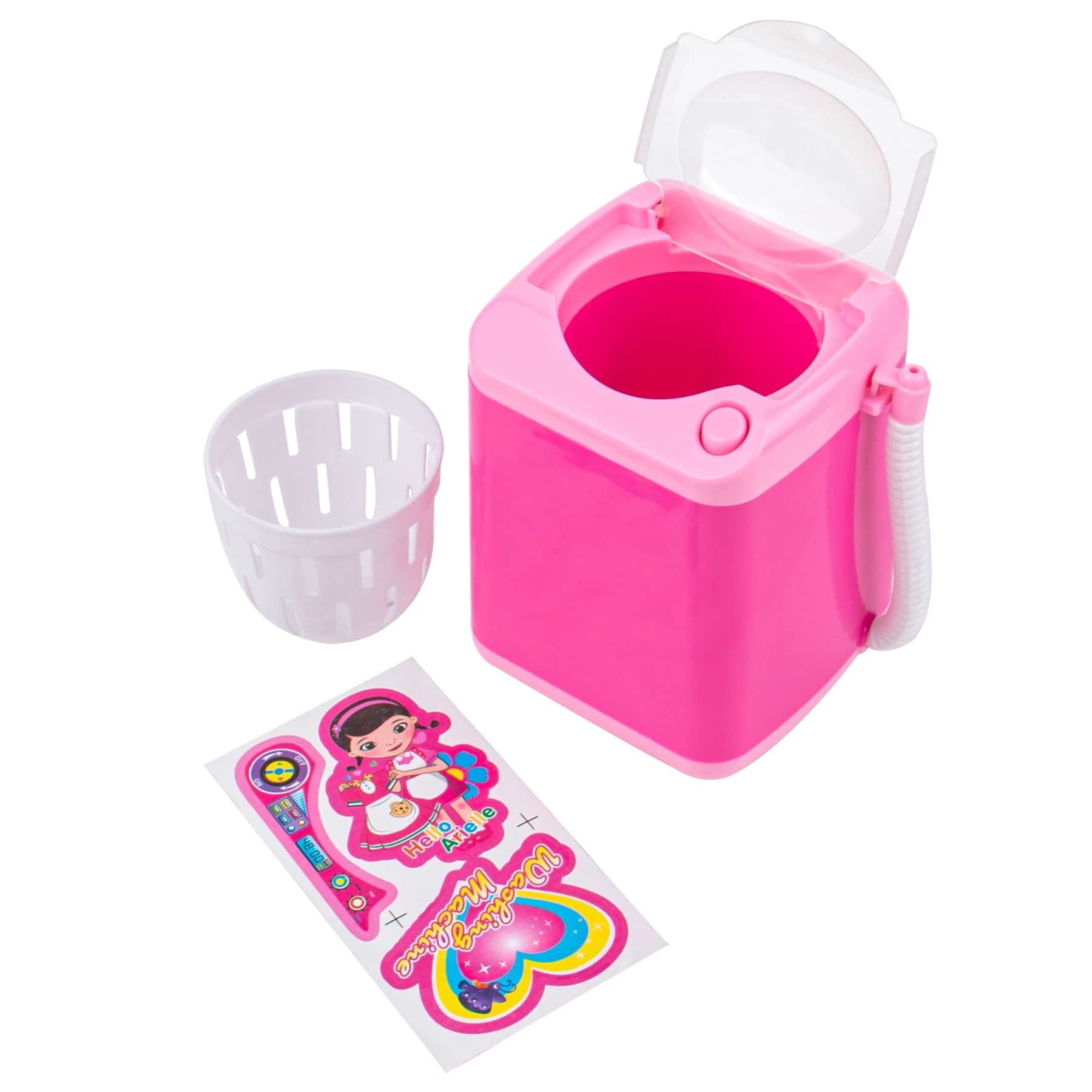 Framendino, Pink Makeup Brush Sponge Eyelash Automatic Cleaning Washing Machine  Beauty Blender with Dry Bucket for Makeup Pink With Dry Bucket Pink