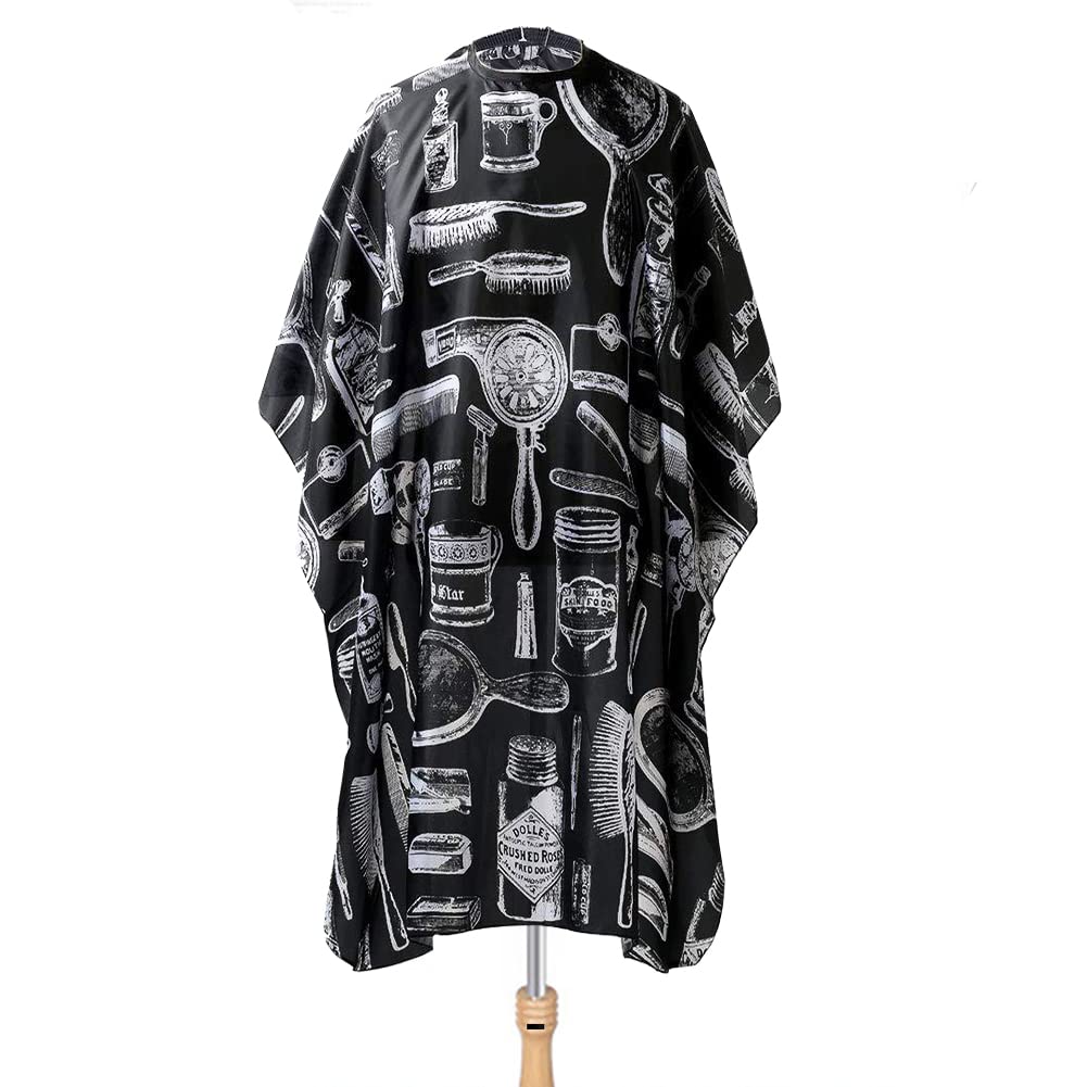 Comfortable Haircut Cape,Stylish Pattern Hair Cutting Cape Cloth Waterproof  Hairdressing Apron Barber Shop Accessories,Hair Cutting Cape : :  Home Improvement