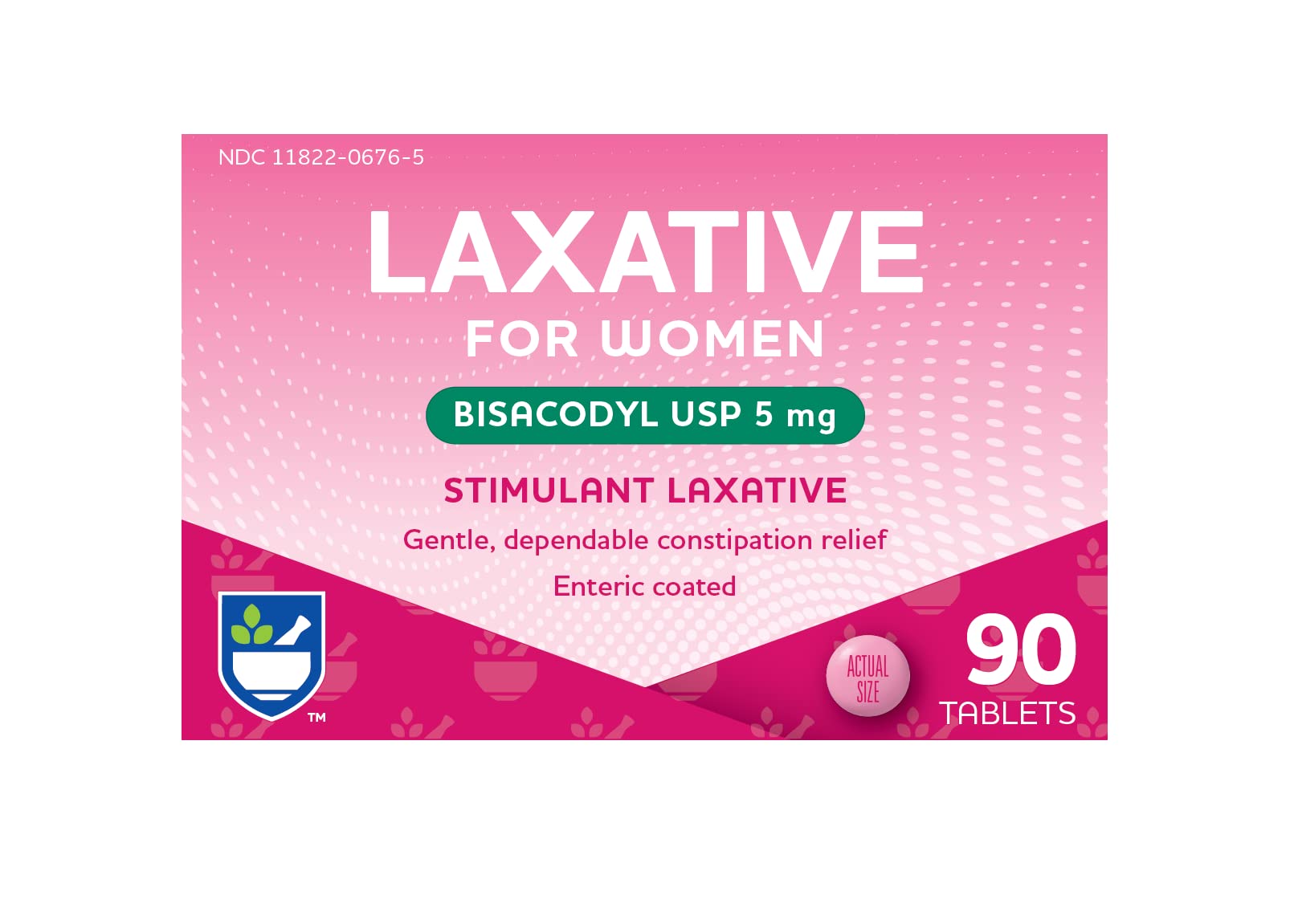 Rite Aid Pharmacy Laxative, Fast Relief, Bisacodyl USP 10 mg