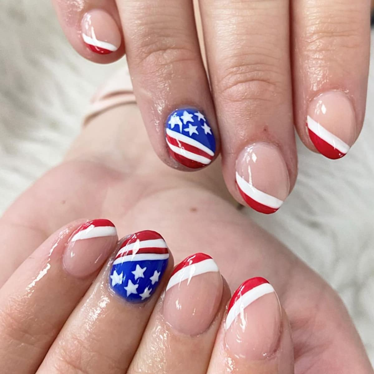 American flag toe nails | America nails, Pink chrome nails, Toe nails