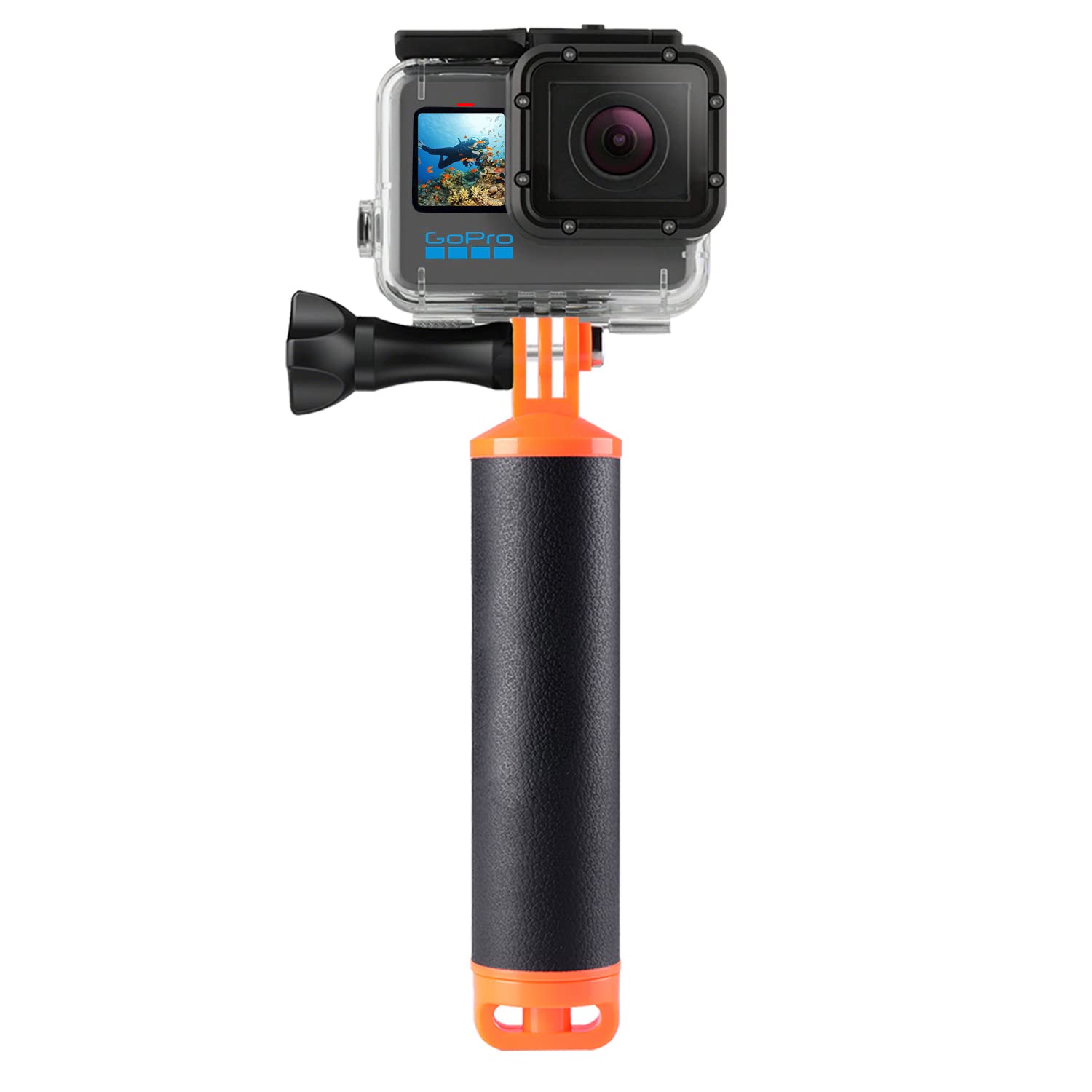 Suptig Floating Hand Grip Handle Mount Pole Mount Handle Mount Accessories For Gopro Hero 11 Hero 10 Hero 9 Hero 8 Hero 7 Hero 6 Hero 5 Hero Hero 4 Hero Session Gopro Max and AKASO Action Cameras