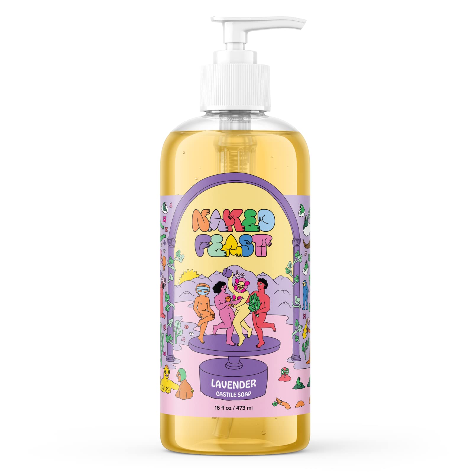 Body Wash Soap, Pure Castile Soap Body Wash