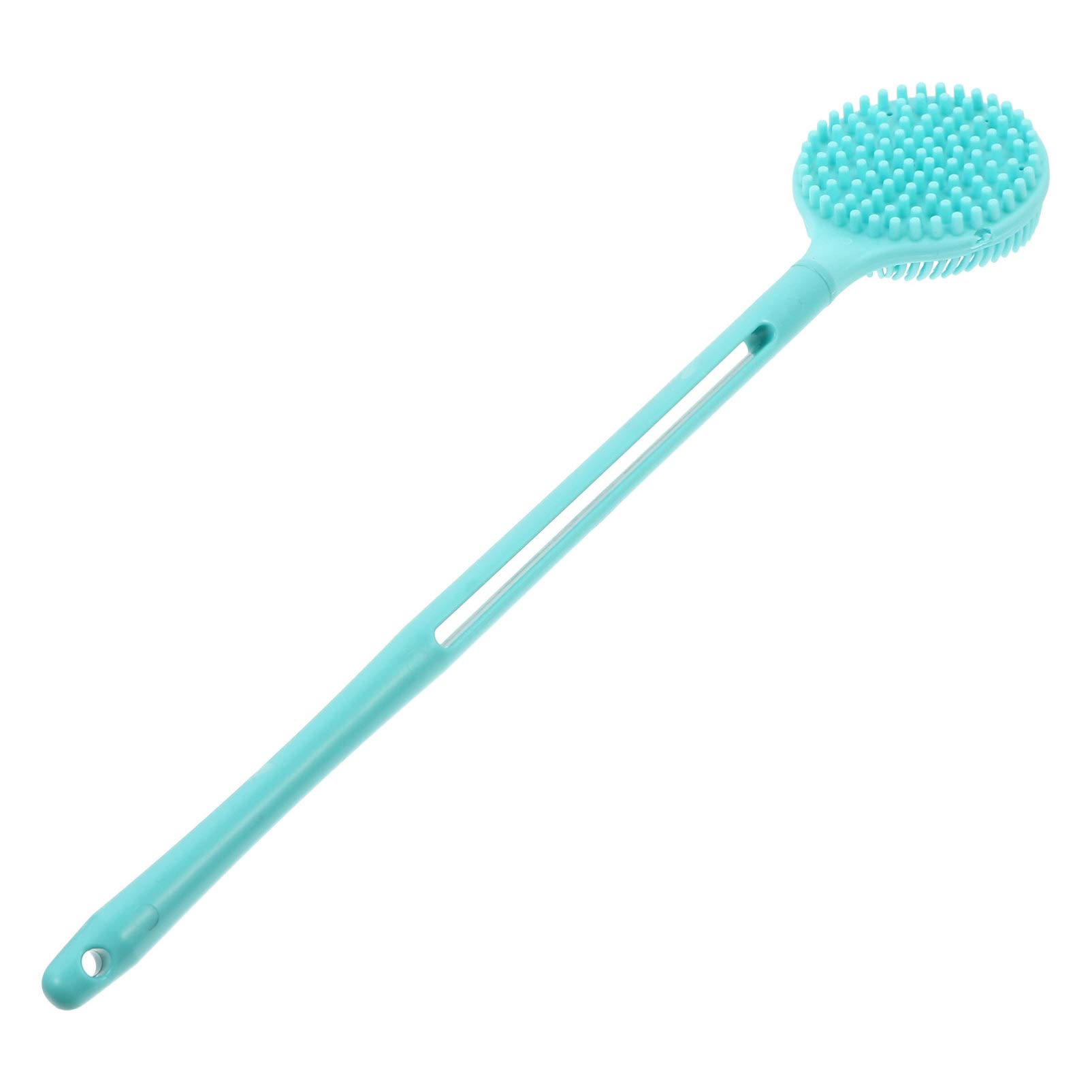 Bath Brush Double Side Silicone Massage Brush Back Shower Cleaning