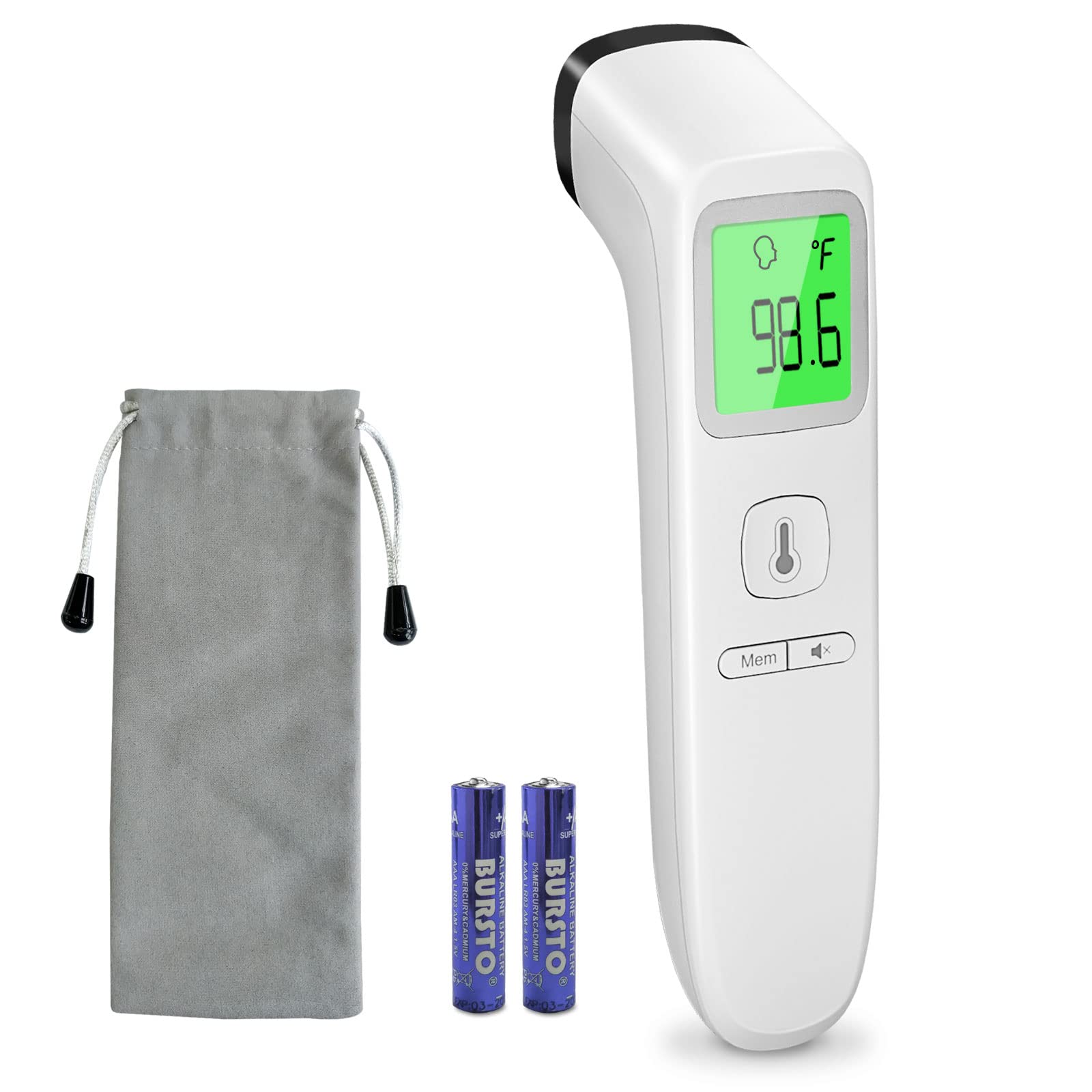 Finicare FC-IR200 No-Contact Infrared Thermometer - Body/Room/Food