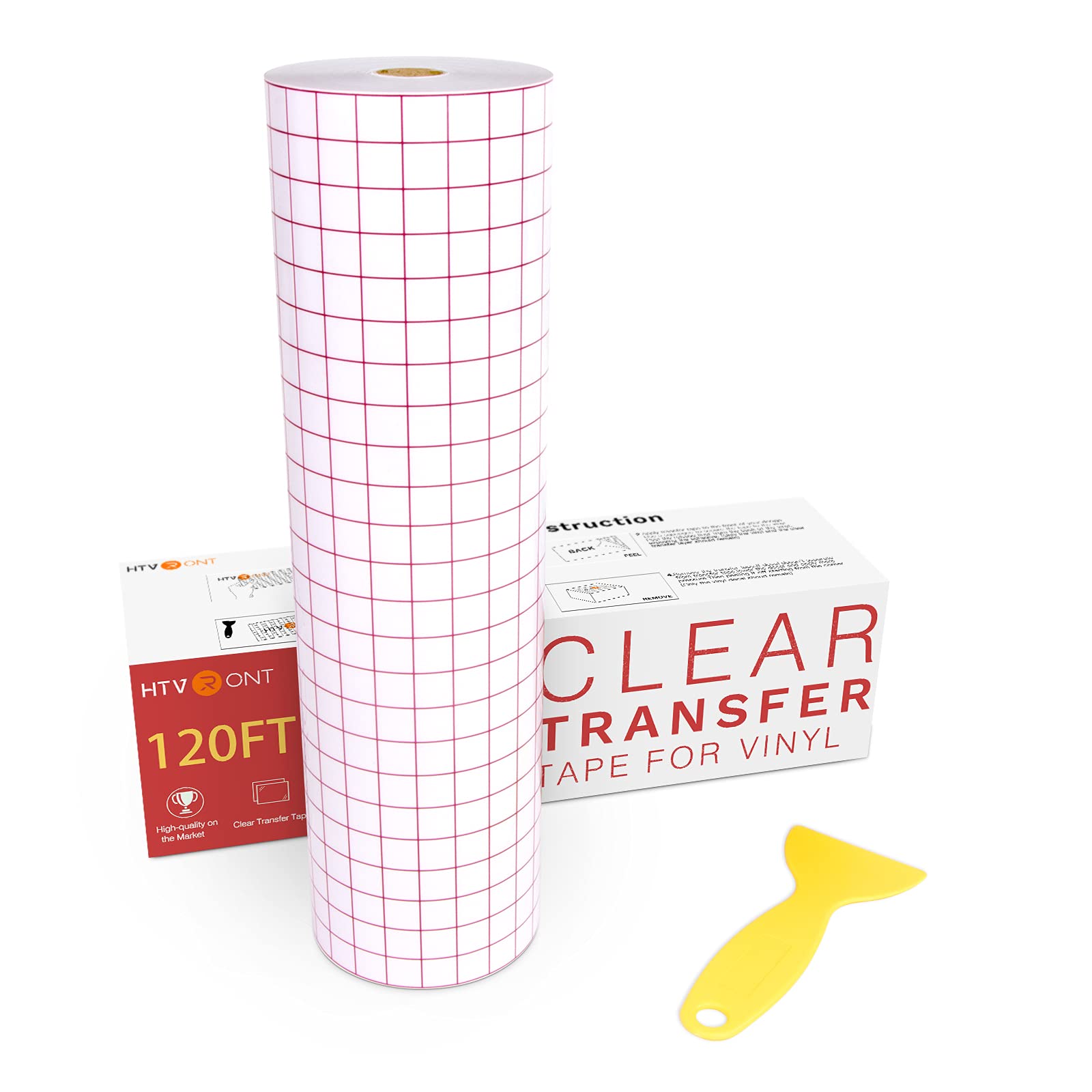 One Roll Transfer Tape For Viny Red Alignment Grid Clear - Temu Australia