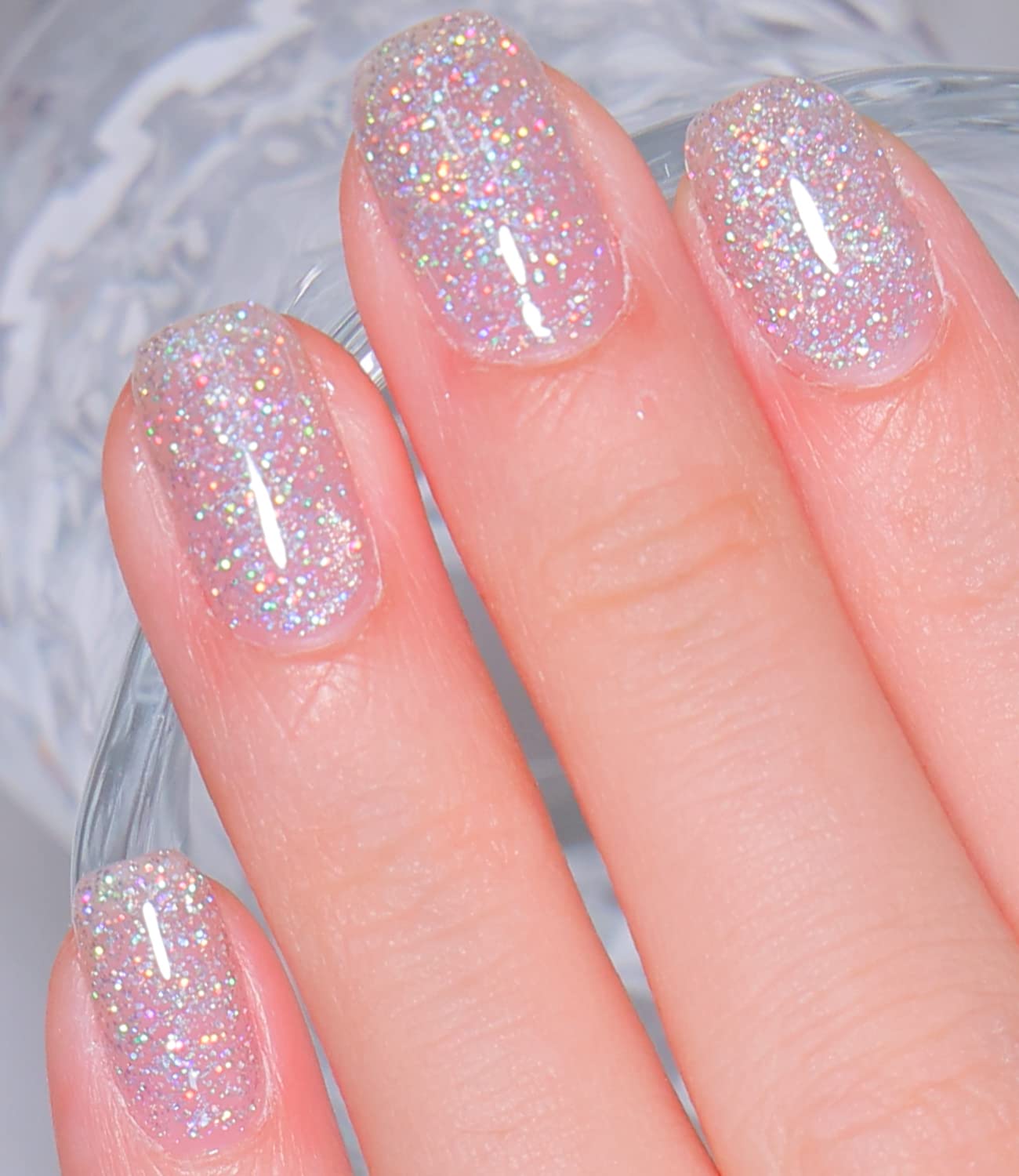 Pretty Fly - light pink shimmer nail polish - Anchor & Heart Lacquer