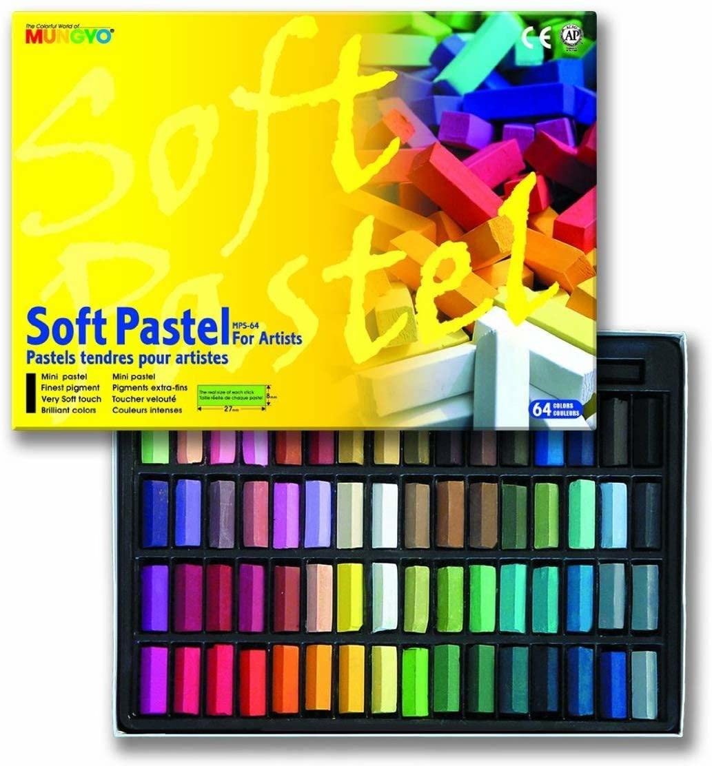 YoCosii Soft Pastel 64 Color Set Square Chalk (US English Version)  Multicolor