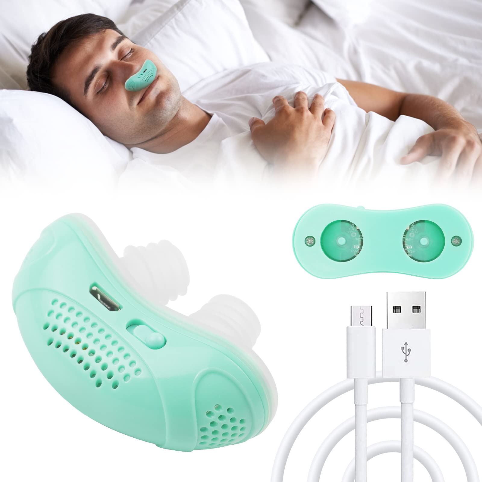 Micro CPAP Machine Sleep Apnea Snore Stopper Device - Anti Snoring Aids For  Travel