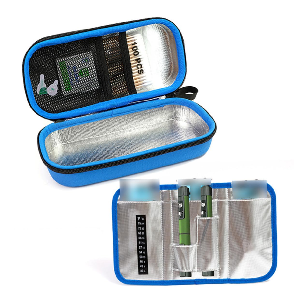 Portable Insulin Cooler Bag 1pc Insulin Travel Cooler Portable Insulin Cooler Bag Insulated