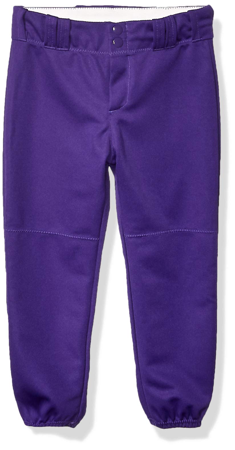 Alleson Athletic Girls Fast pitch Softball Belt Loop Pants Purple X-Large