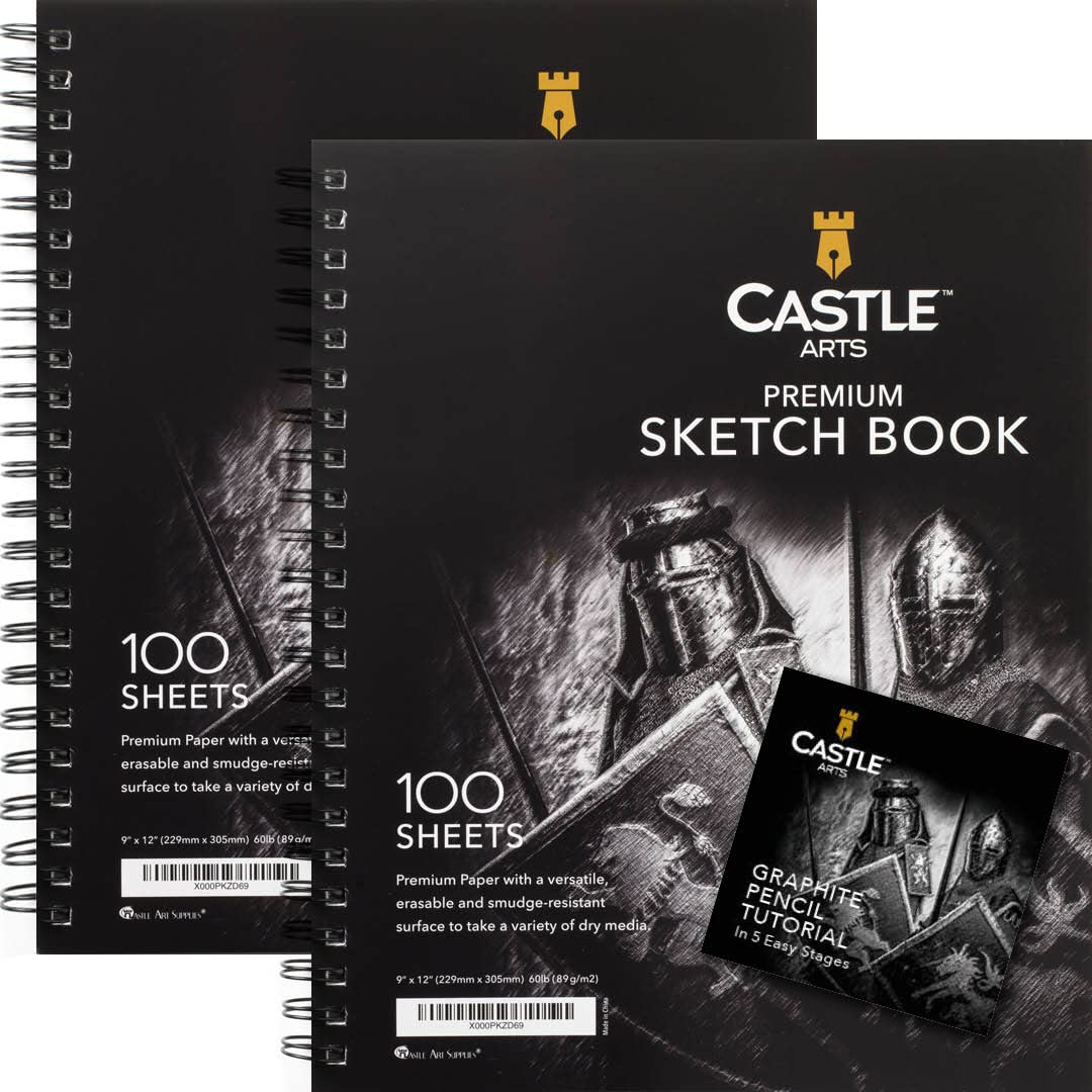 Castle Art Supplies Premium Sketch Book 9in x 12in