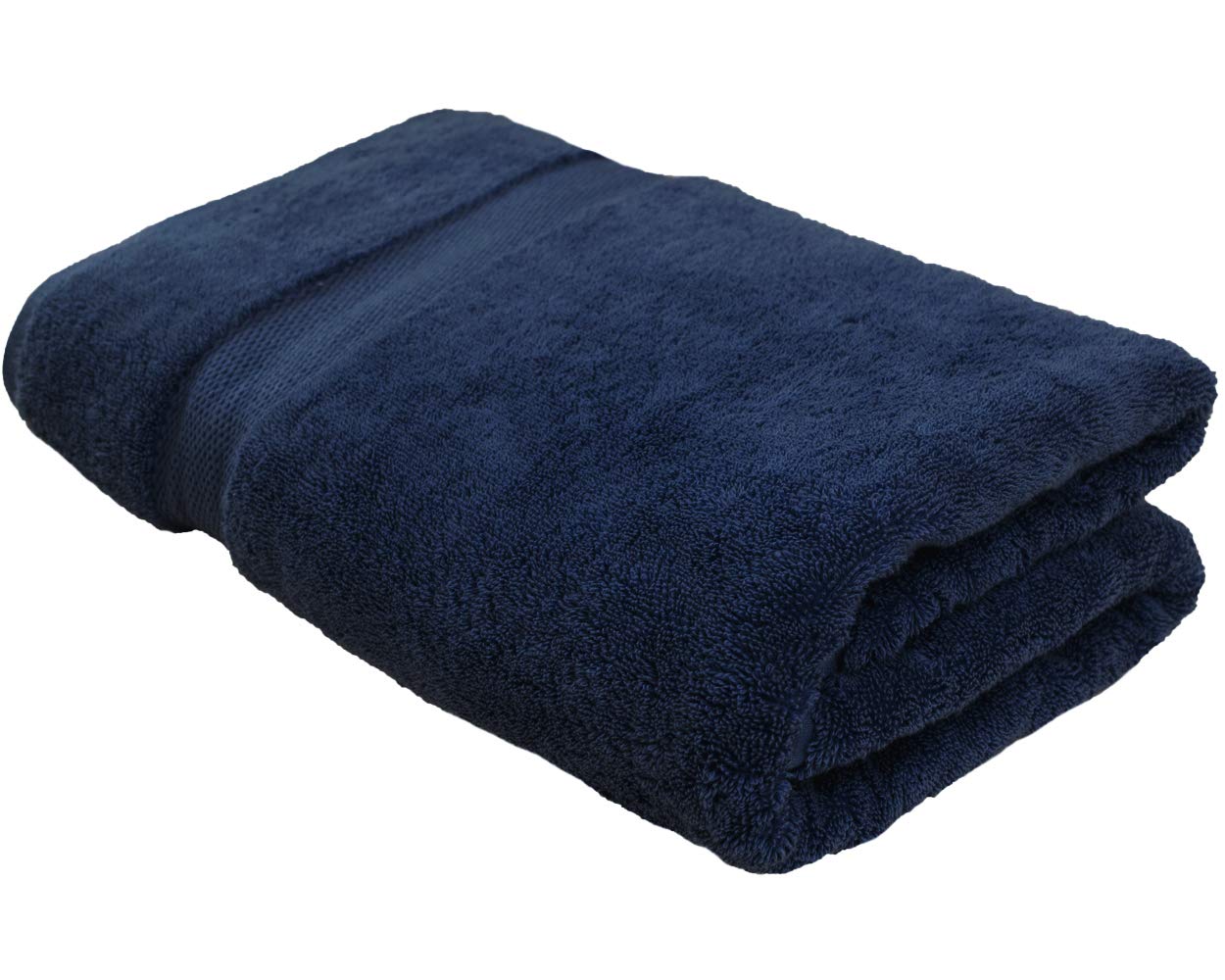 Premium Cotton Bath Sheets (Navy Blue, 30x60 Inch) Luxury Bath Towel  Perfect for Home, Bathrooms, Pool and Gym Ringspun Cotton (4, Navy Blue)