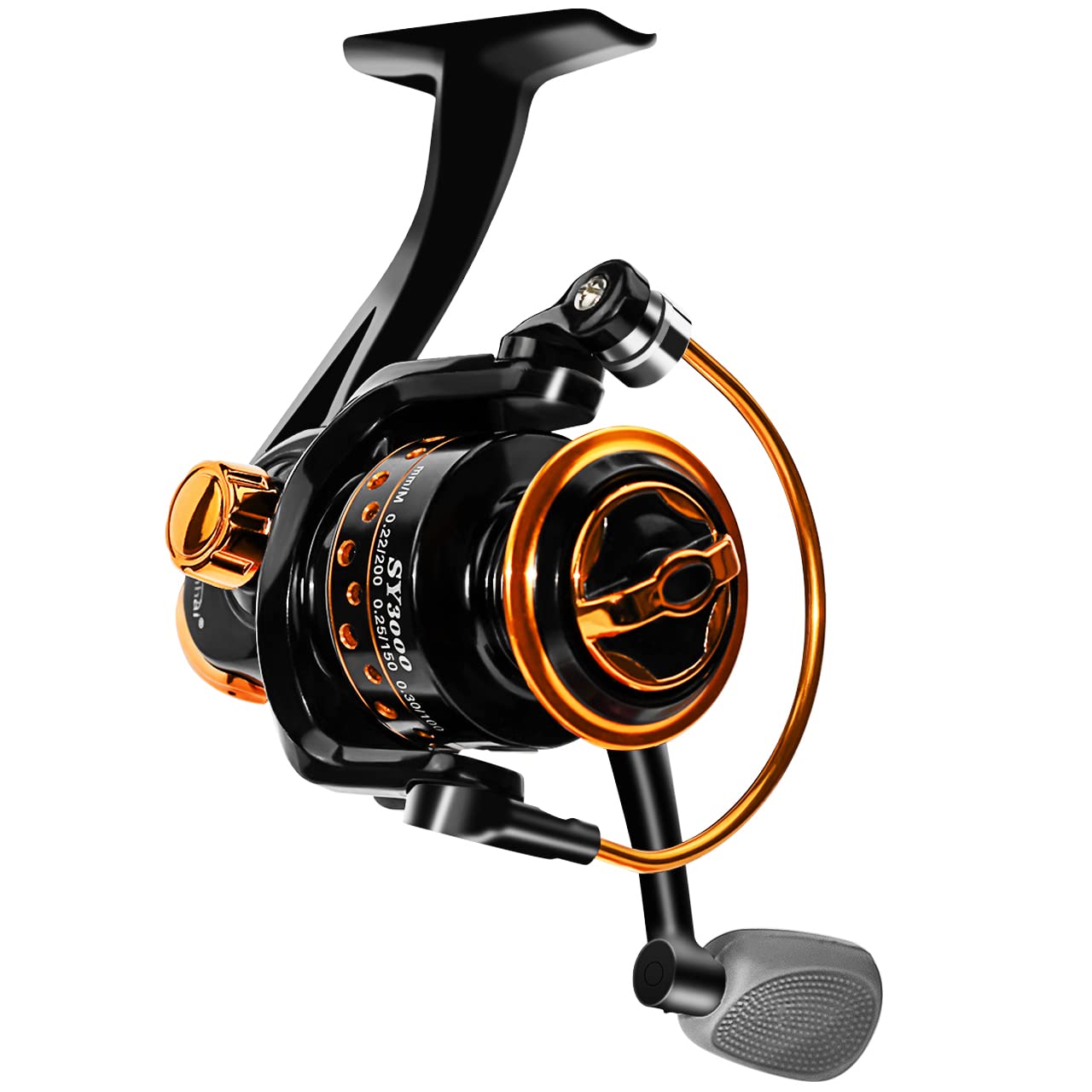 Summer and Centron Spinning Reels, 12 +1 BB Light Weight, Ultra Smooth  Powerful, Size 3000 is Perfect for Ultralight/Summer Fishing by QINGLER