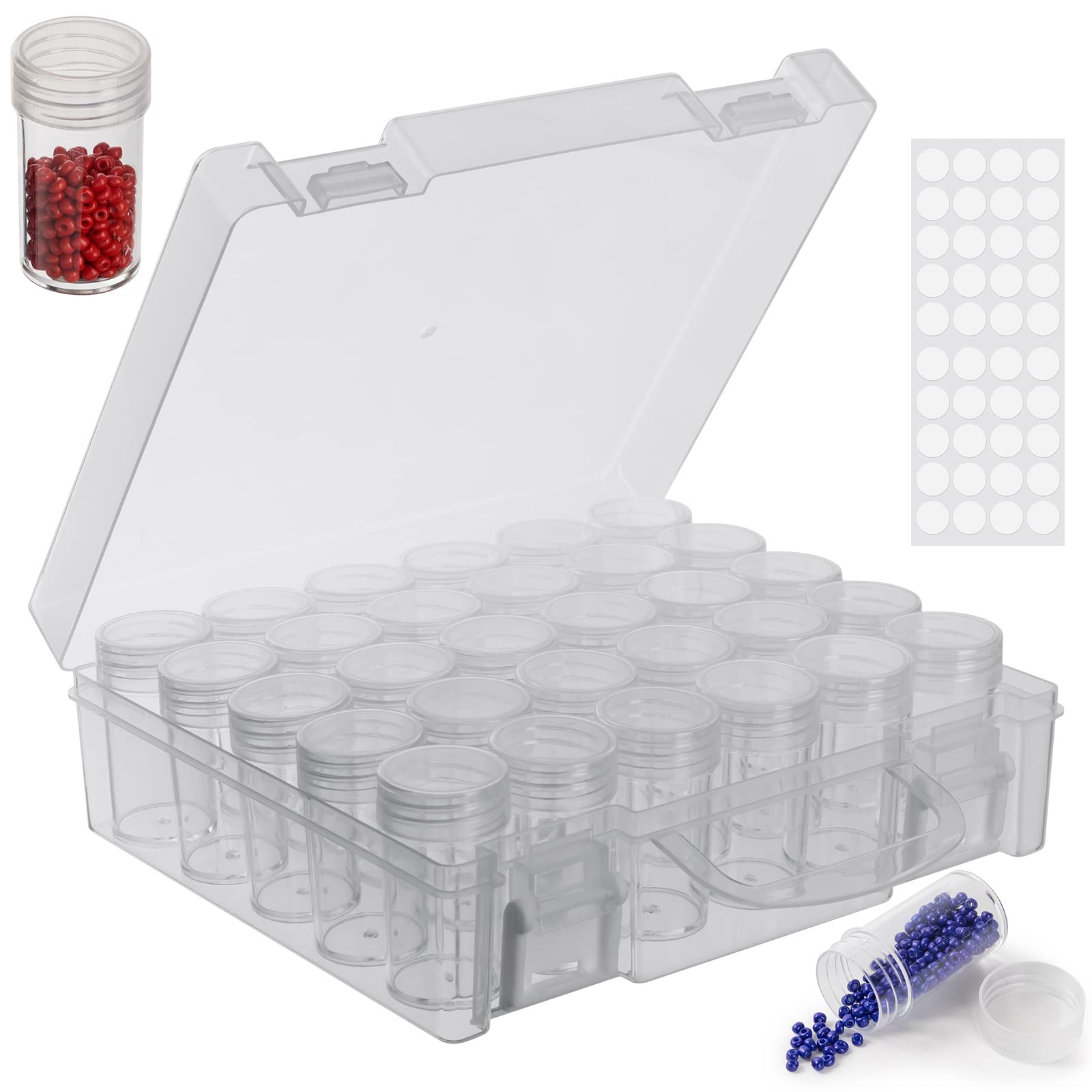 30 Slots Diamond Painting Storage Containers Bead Organizer