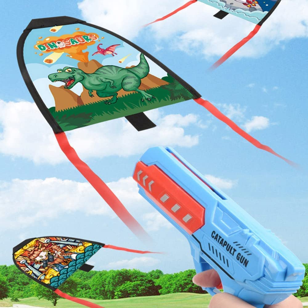 outdoor kids play ejection flying kite