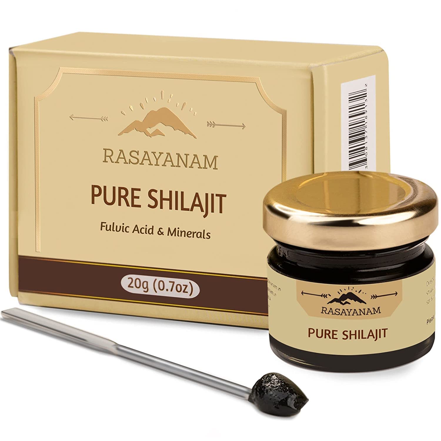 18karat Pure Original Himalayan Shilajit/shilajeet Resin 20g